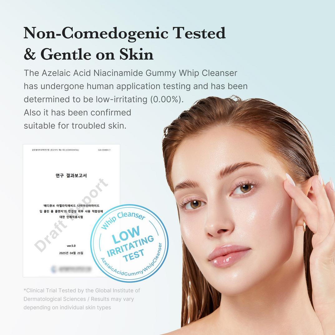 medicube Azelaic Acid Niacinamide Deep Clean Whip Cleanser