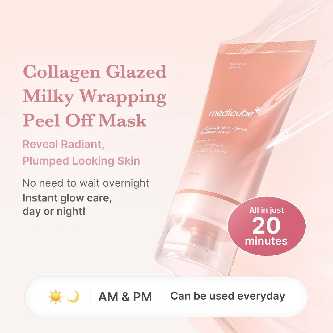 medicube Collagen Milk Tonning Wrapping Mask