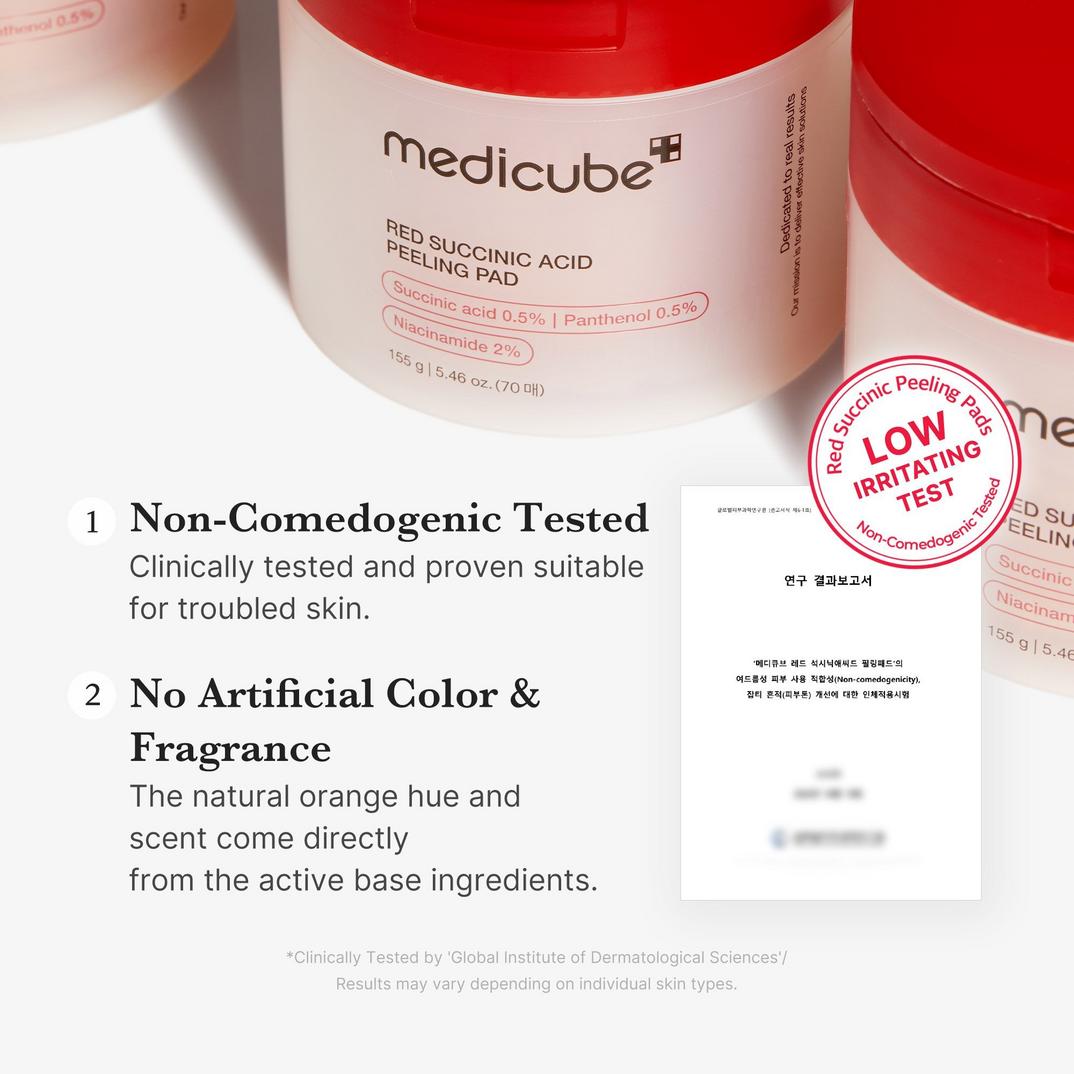 medicube Red Succinic Acid Peeling Pad