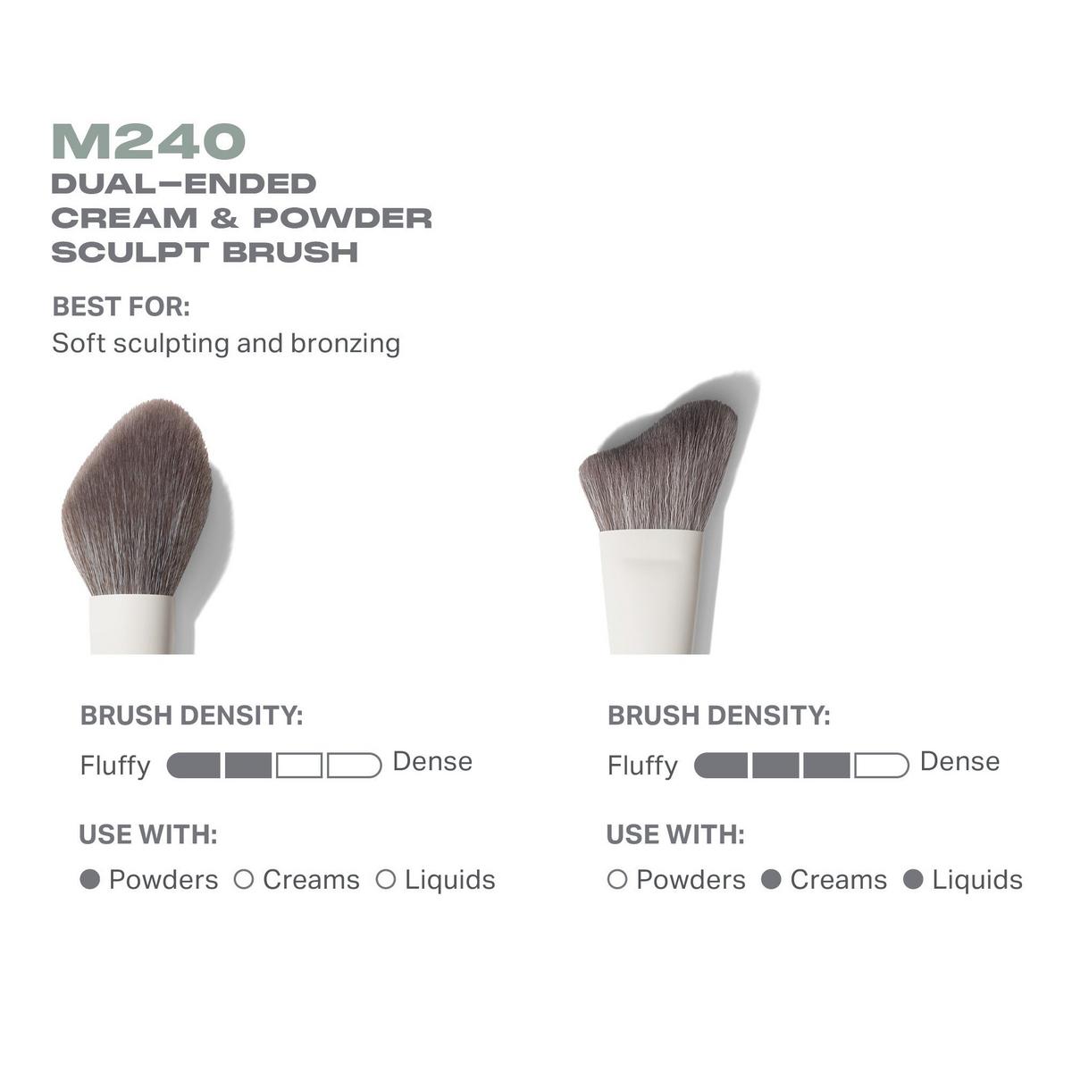 Morphe M240 Dual-Ended Cream & Powder Sculpt Brush