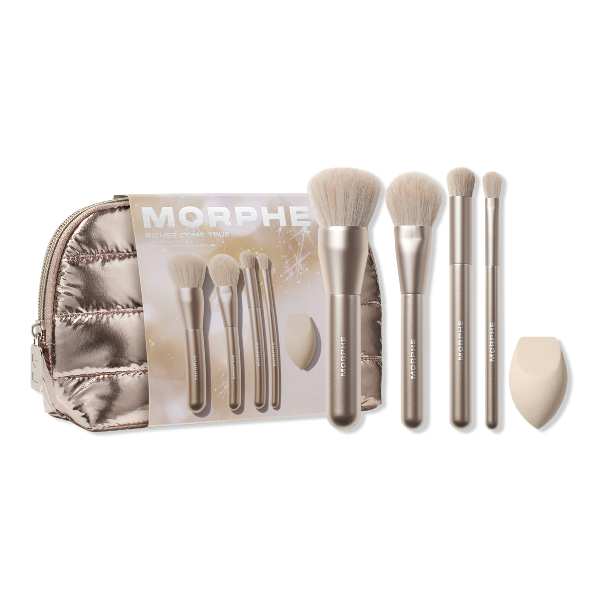 Morphe Riches Come True 5-Piece Brush & Tool Set