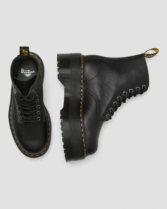 Dr Martens 1460 Max Leather Platform Boots - Black