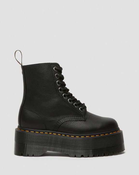 Dr Martens 1460 Max Leather Platform Boots - Black