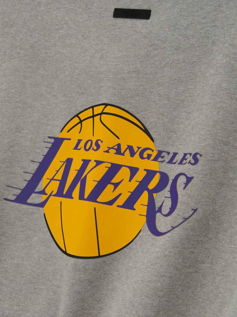 Essentials Lakers Sport Crewneck Concrete Heather
