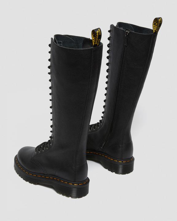 Dr Martens 1B60 Bex Pisa Leather Knee High Boots - Black