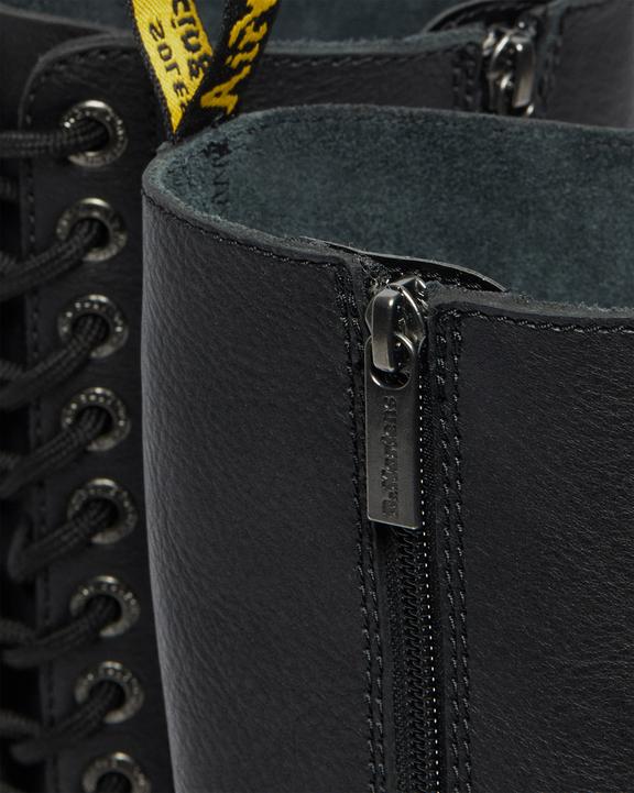 Dr Martens 1B60 Bex Pisa Leather Knee High Boots - Black