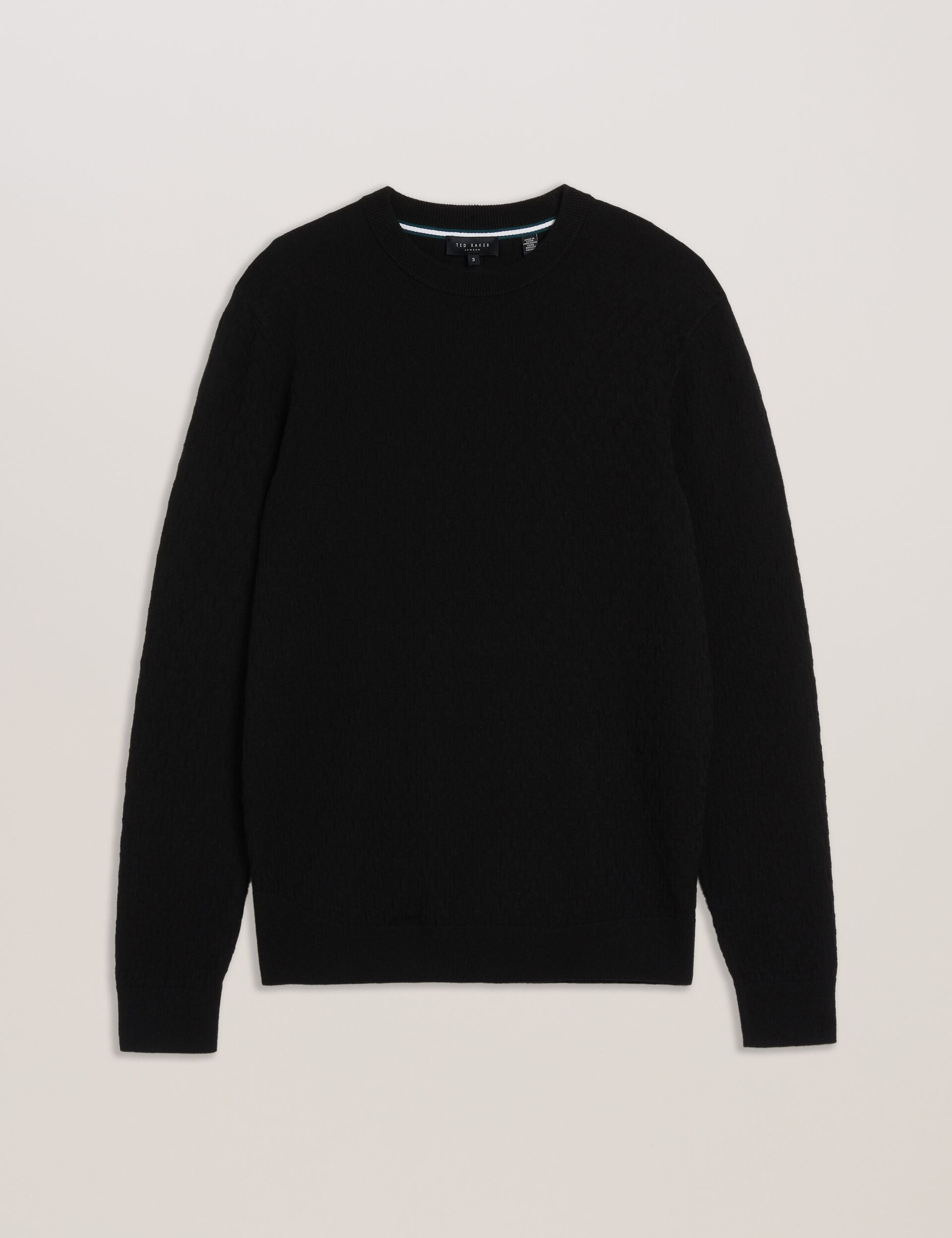Ted Baker Loung Textured T Knit Crew Neck Jumper