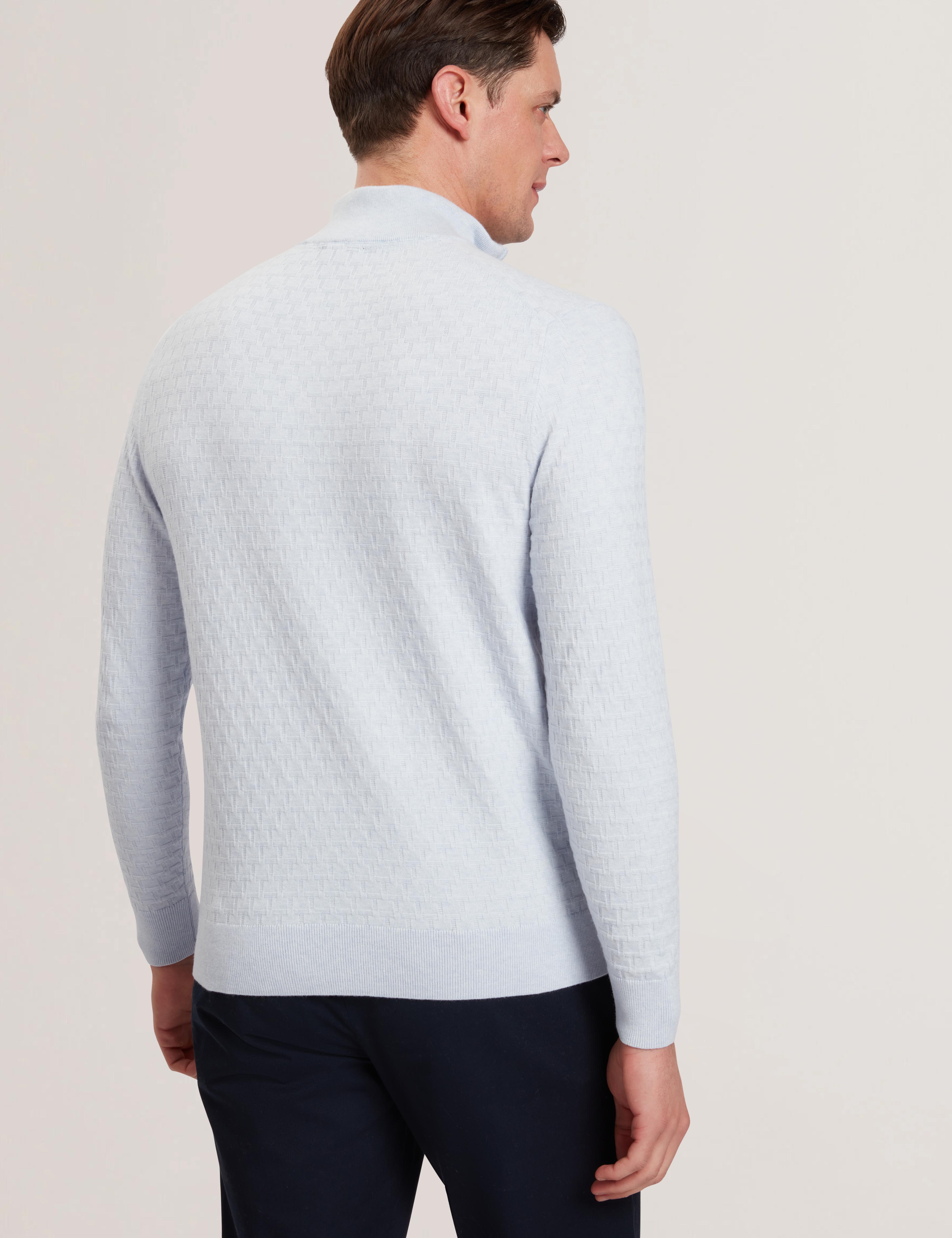 Ted Baker Kurnle T Knit Half Zip Funnel Neck Jumper
