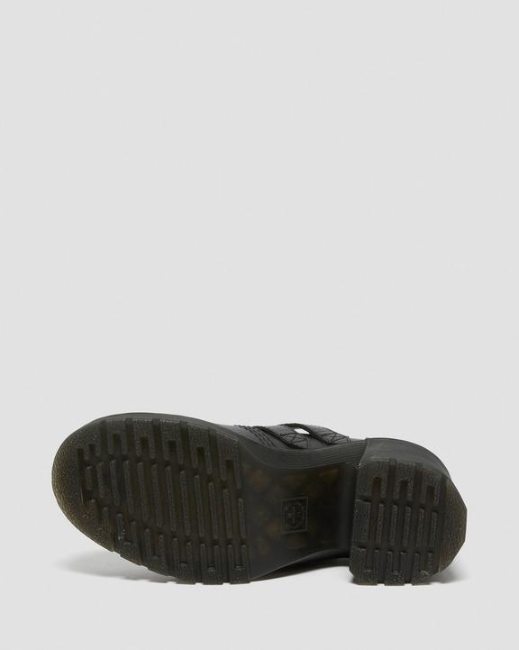 Dr Martens Eviee Sendal Leather Heeled Shoes - Black