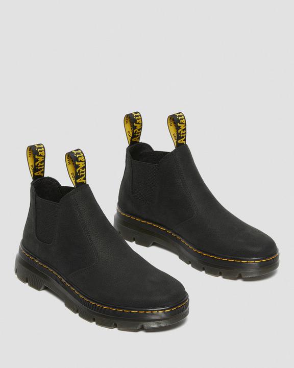 Dr Martens Hardie Ii Leather Chelsea Work Boots - Black
