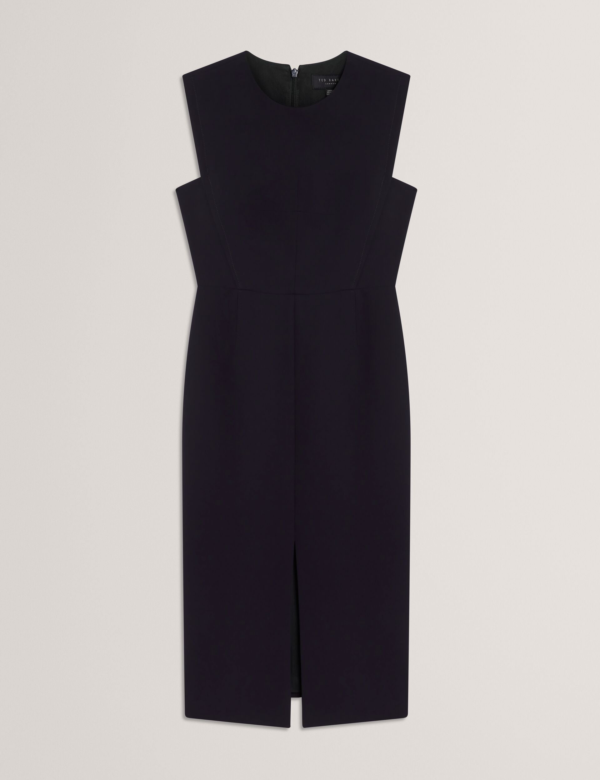 Ted Baker Manabdl Tailored Sleeveless Midi Dress With Front Split Women's