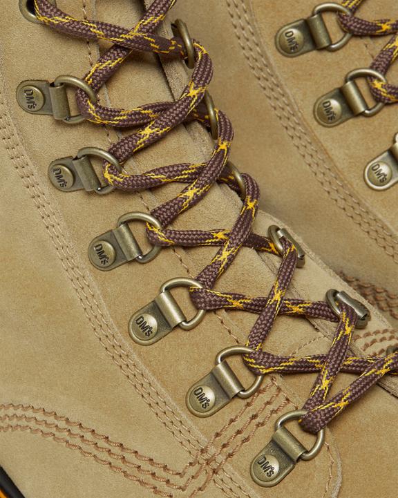 Dr Martens Barton Made In England Suede Boots - Sand