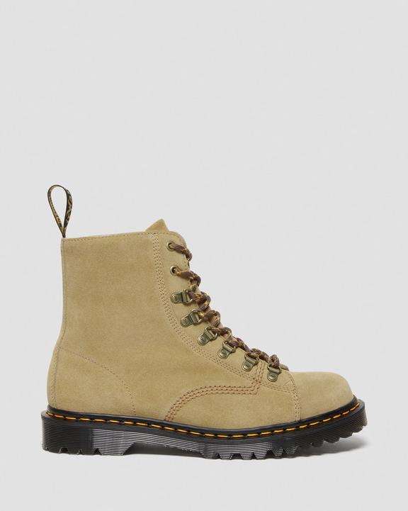 Dr Martens Barton Made In England Suede Boots - Sand