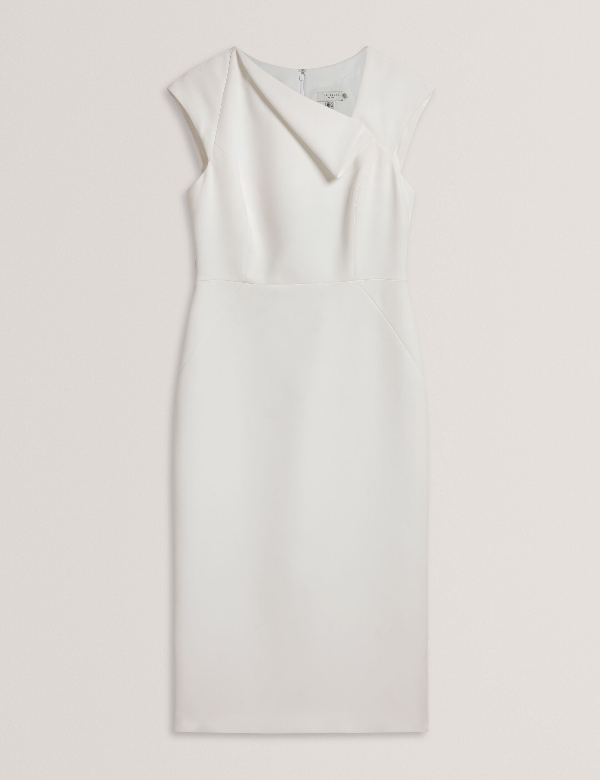 Ted Baker Bayree Folded Neckline Pencil Midi Dress Women's