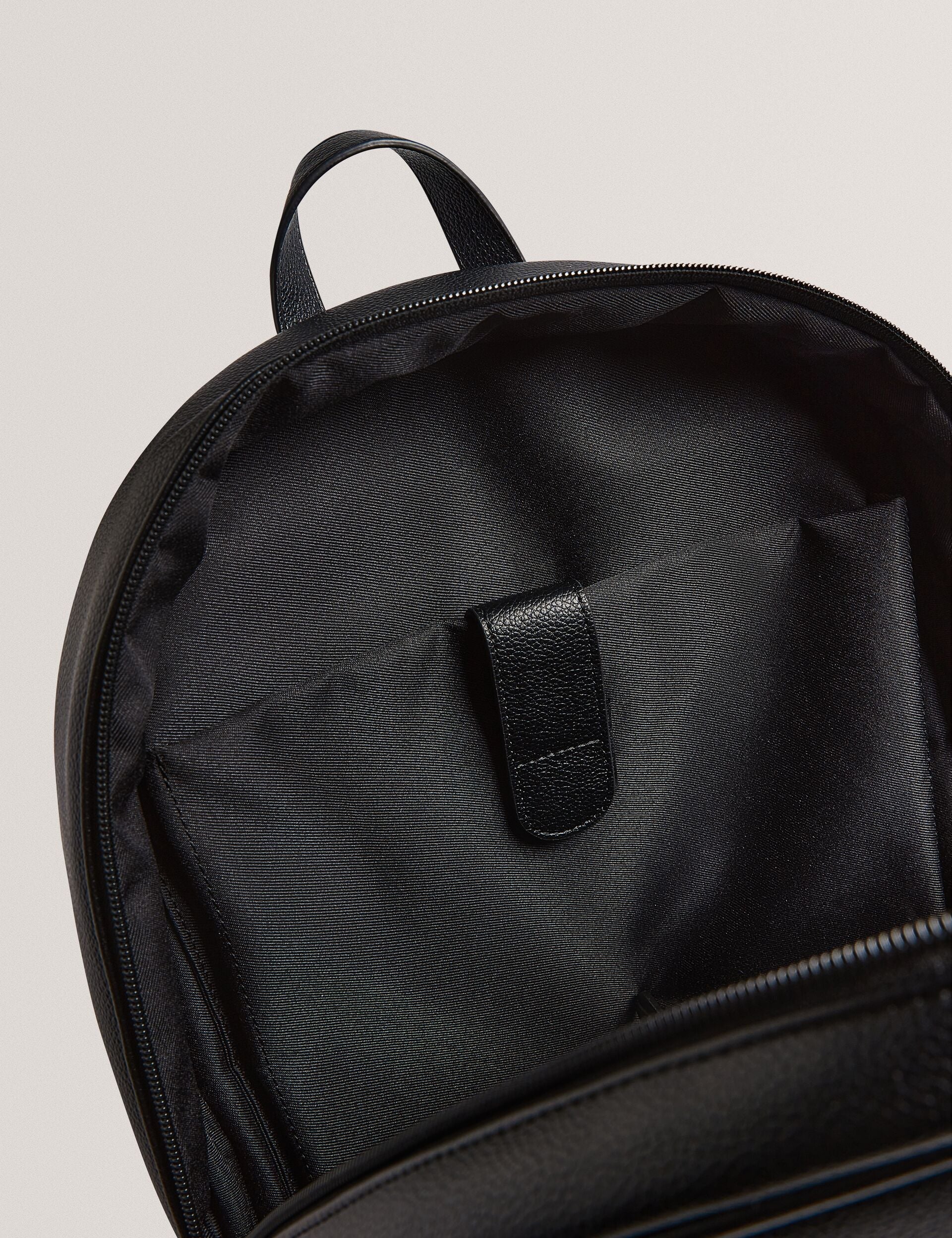 Ted Baker Keviin Faux Leather Striped Panel Backpack