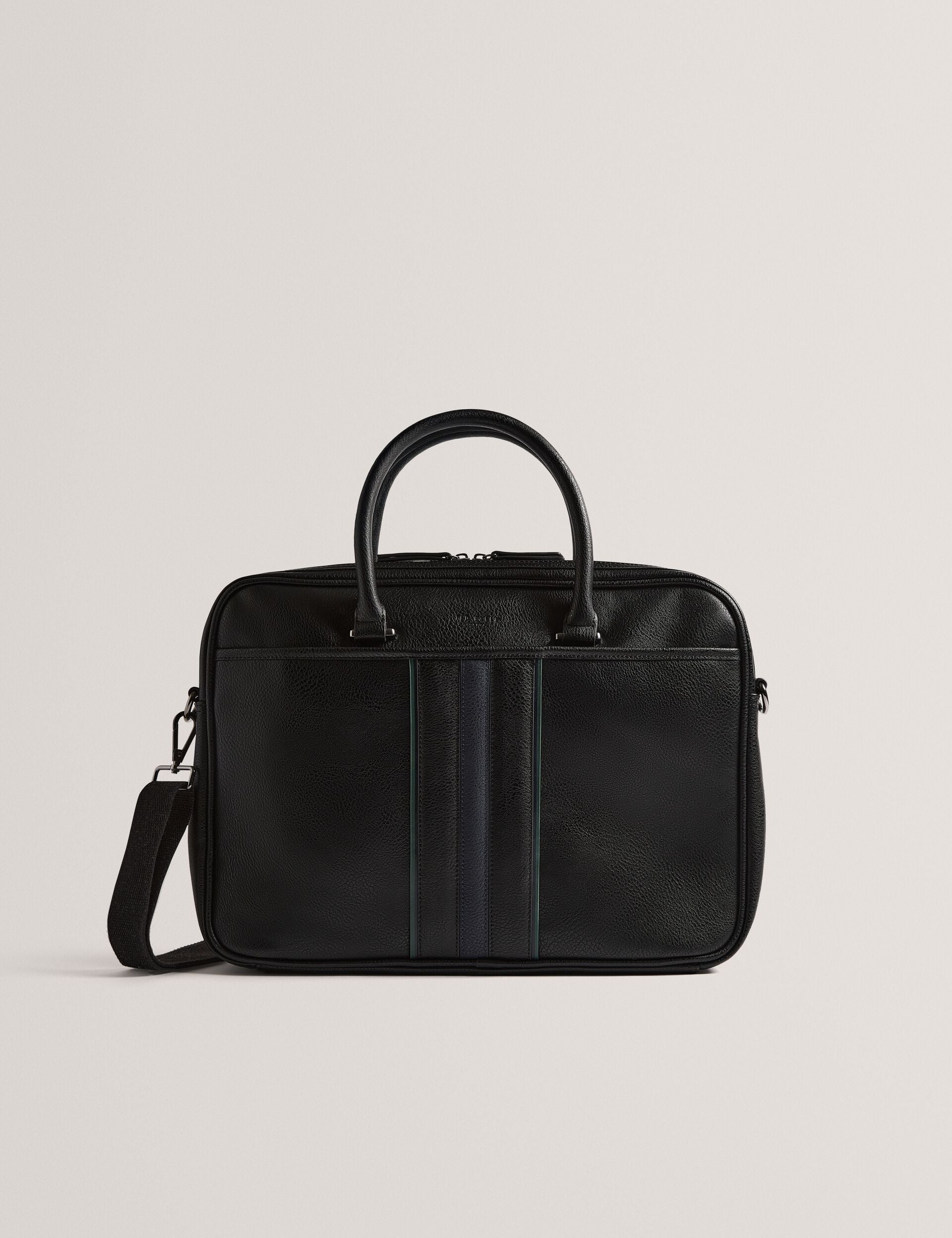 Ted Baker Kenriik Faux Leather Striped Panel Laptop Bag