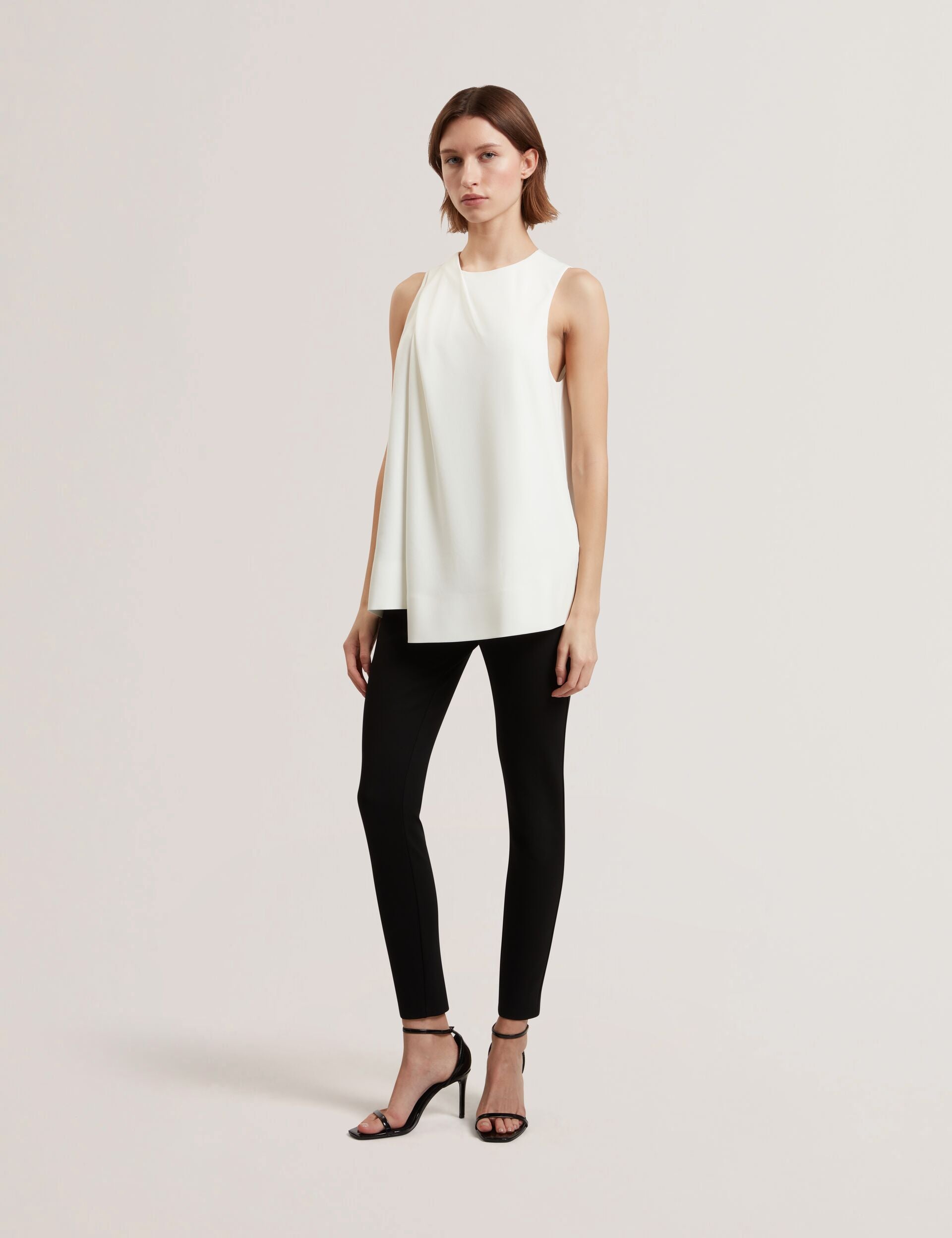 Ted Baker Icana Draped Front Asymmetric Sleeveless Top Women's