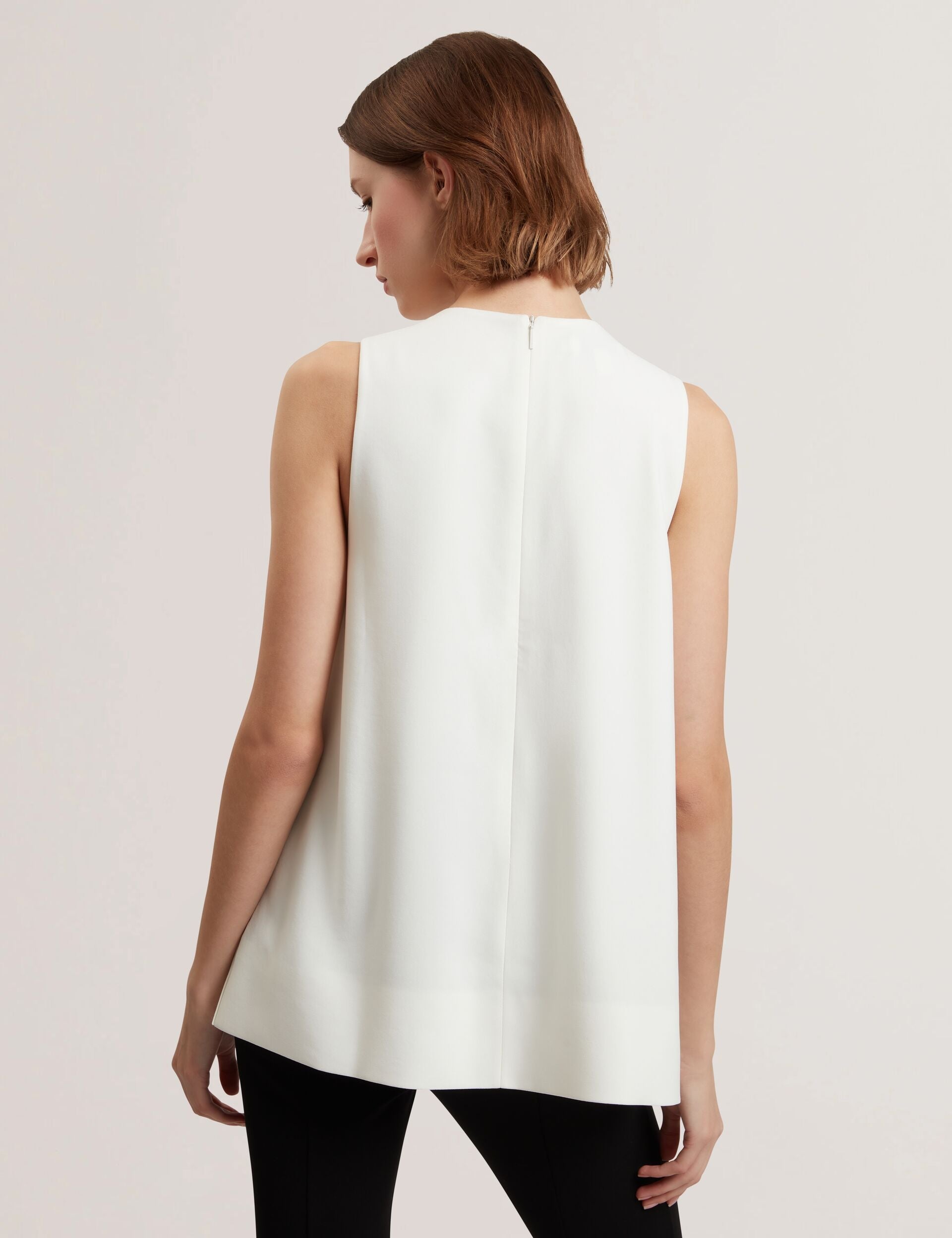 Ted Baker Icana Draped Front Asymmetric Sleeveless Top Women's