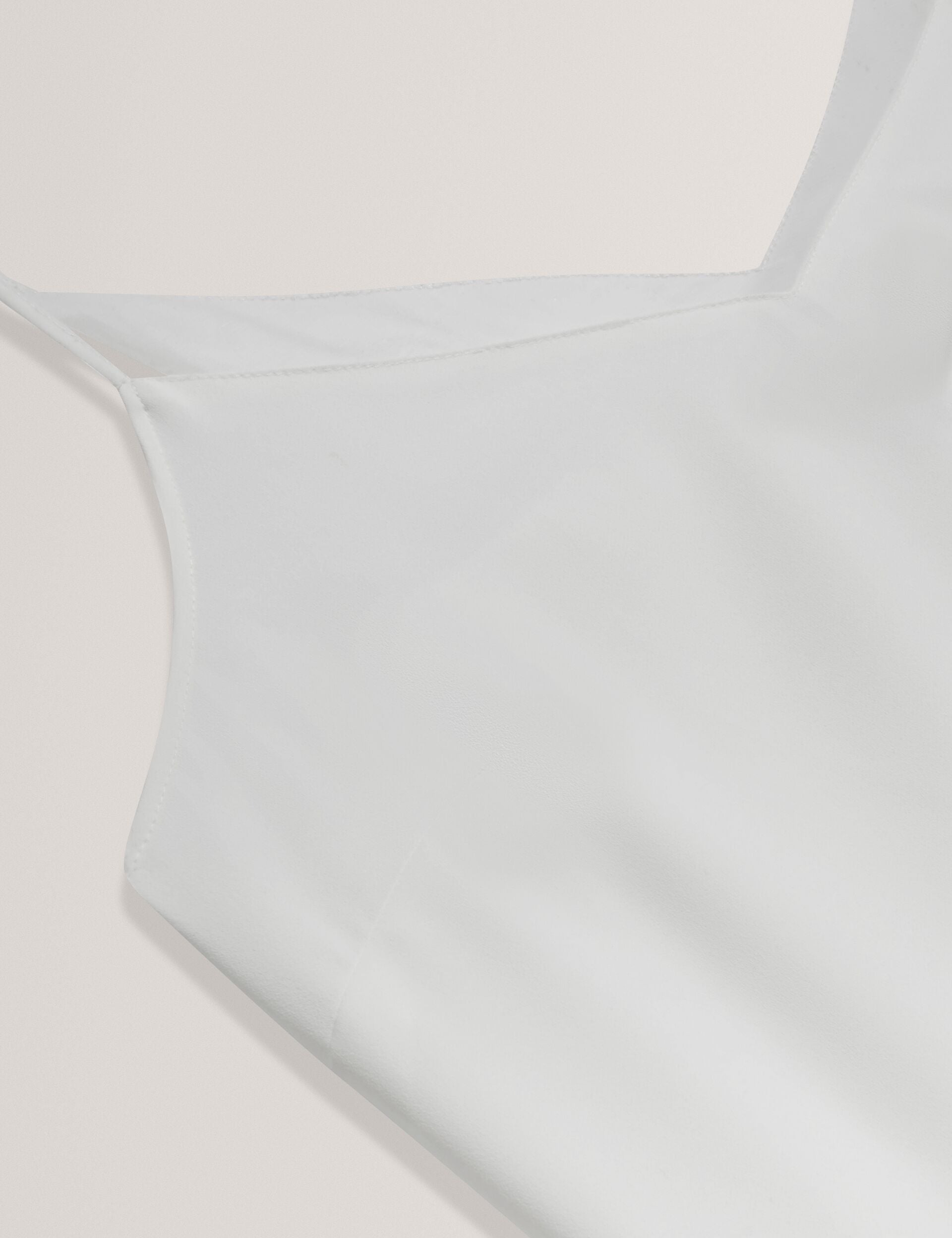 Ted Baker Lulea Chiffon Detail Vneck Strappy Cami Top In Ivory Women's
