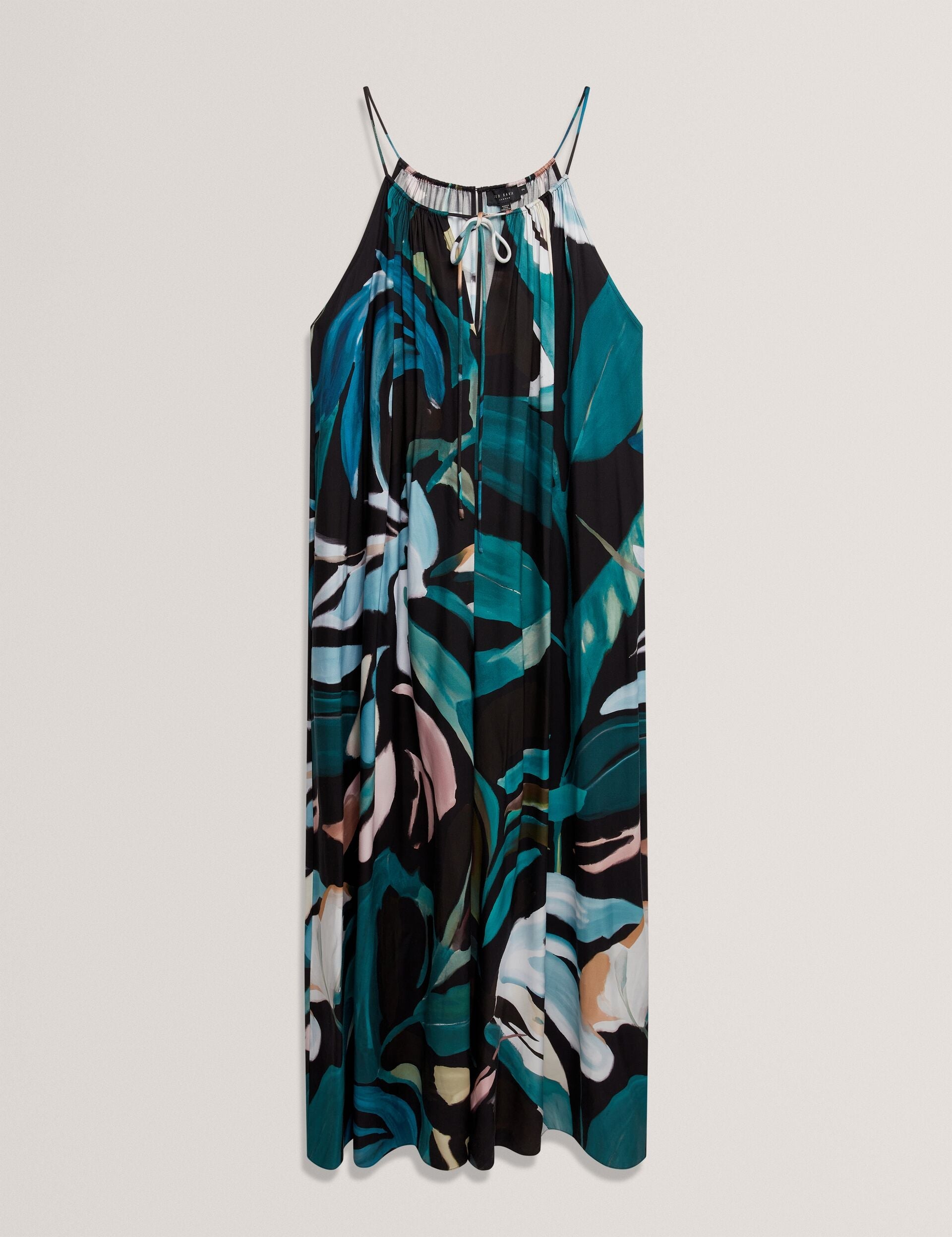 Ted Baker Eskaa Abstract Print Flowy Wide Leg Jumpsuit Women's