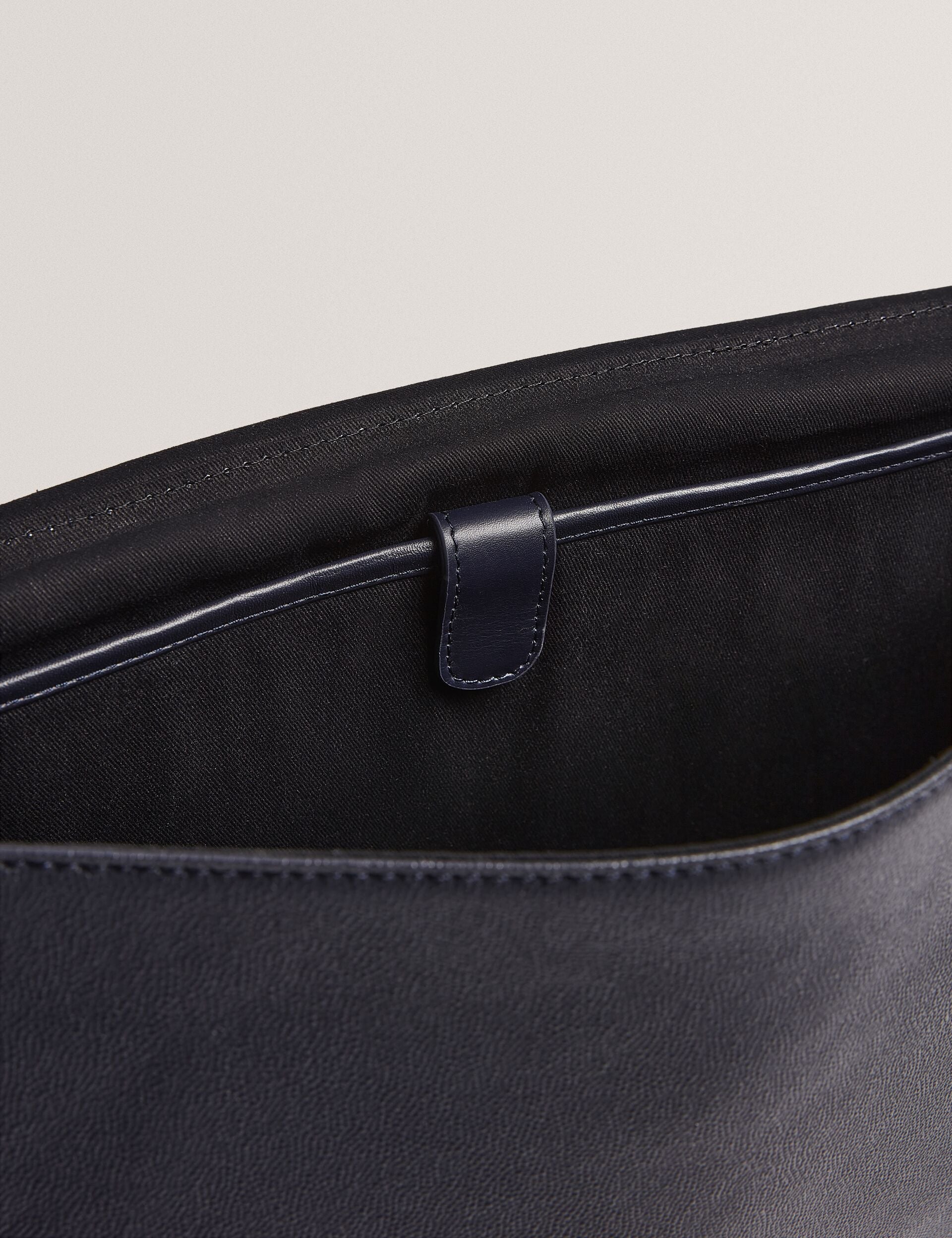 Ted Baker Kamaron Caviar Leather Crossbody Messenger Bag