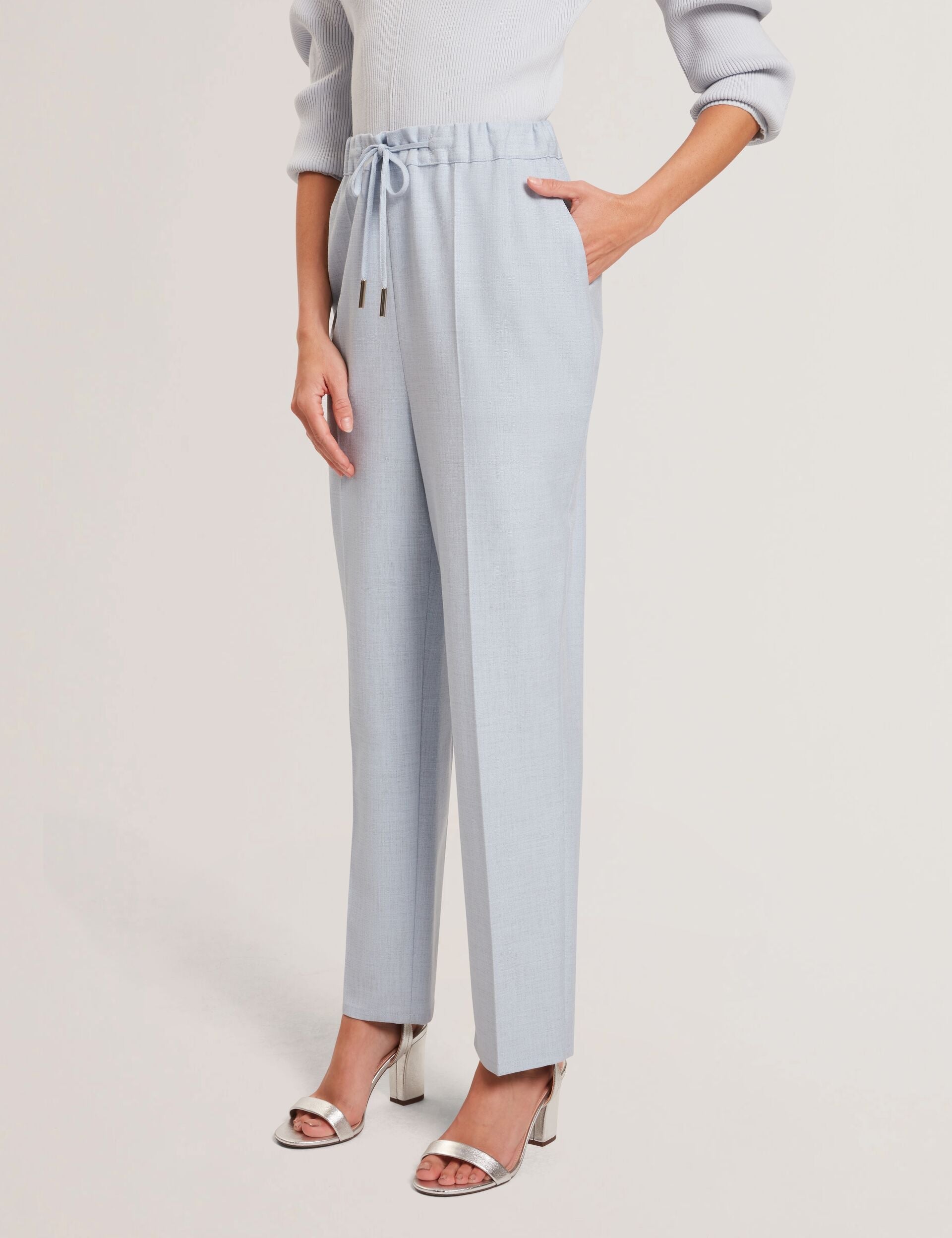 Ted Baker Ballia Elasticated Waist Tailored Tapered Trouser Women's