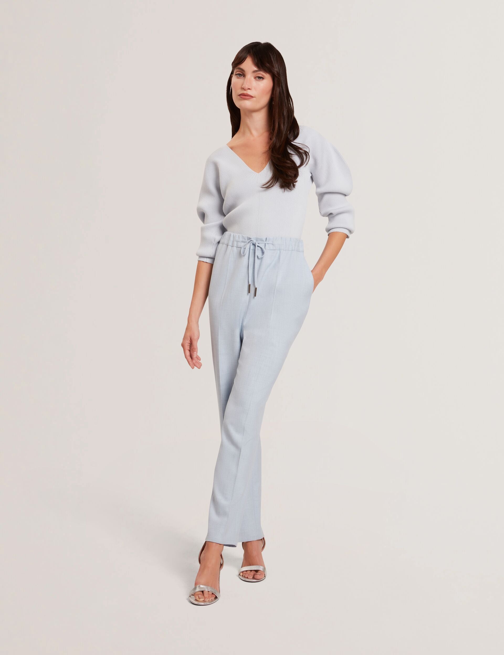 Ted Baker Ballia Elasticated Waist Tailored Tapered Trouser Women's