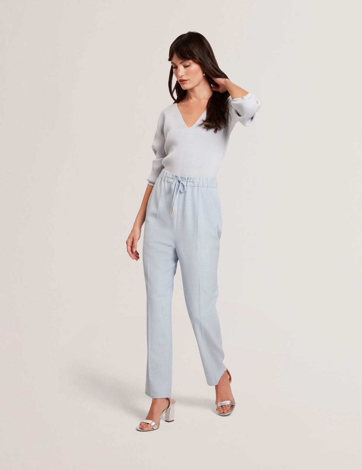 Ted Baker Ballia Elasticated Waist Tailored Tapered Trouser Women's