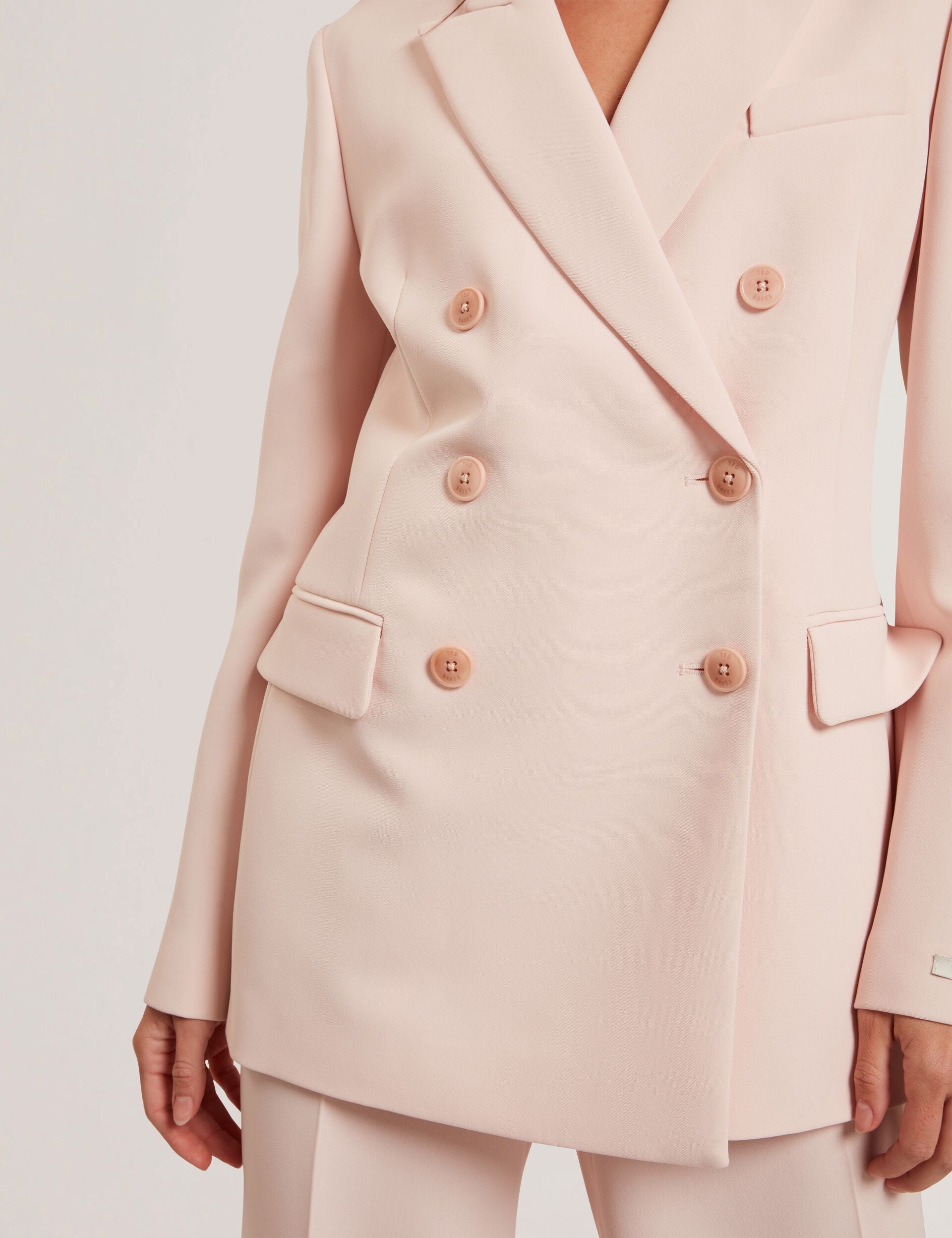 Ted Baker Traga Tailored Double Breasted Woven Blazer Women's