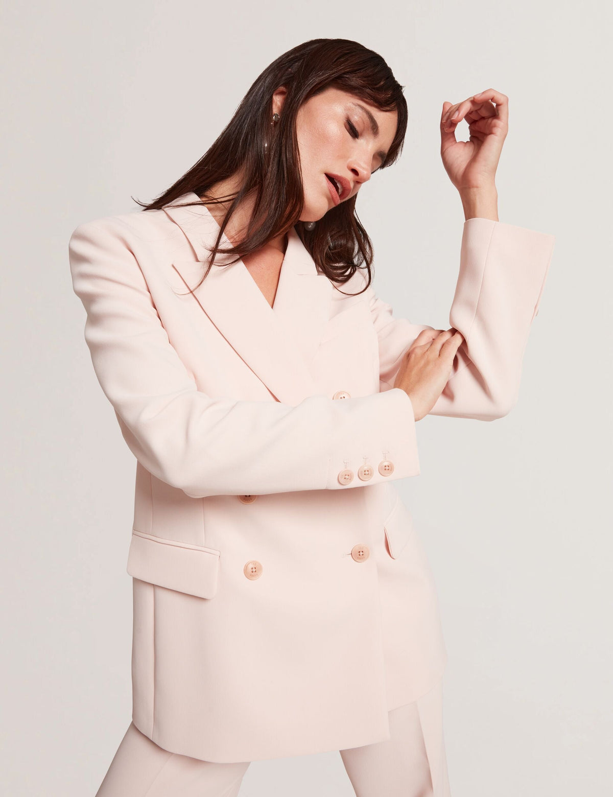 Ted Baker Traga Tailored Double Breasted Woven Blazer Women's