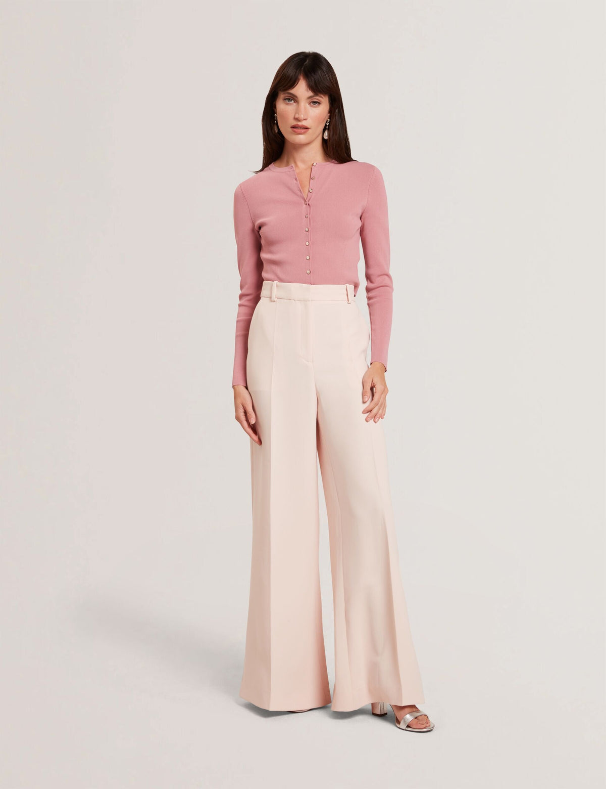 Ted Baker Tragat Ultra Wide Leg Woven Tailored Trousers Women's