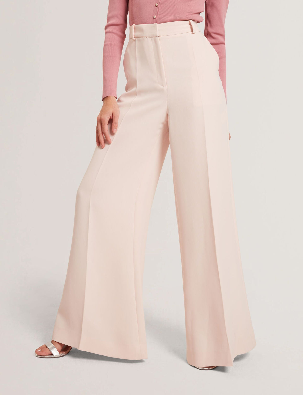 Ted Baker Tragat Ultra Wide Leg Woven Tailored Trousers Women's