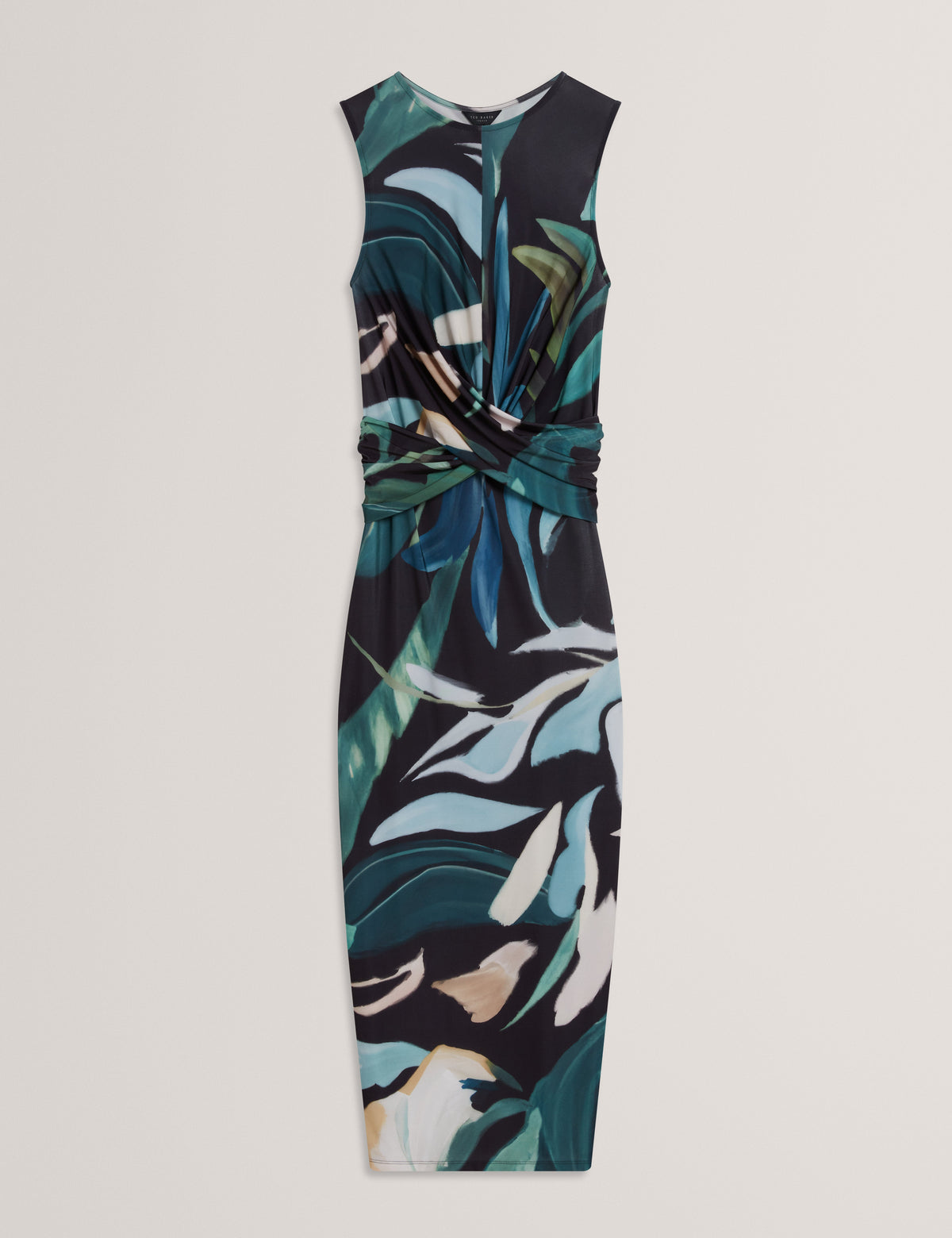 Ted Baker Linneaa Bold Print Sleeveless Bodycon Midi Dress Women's