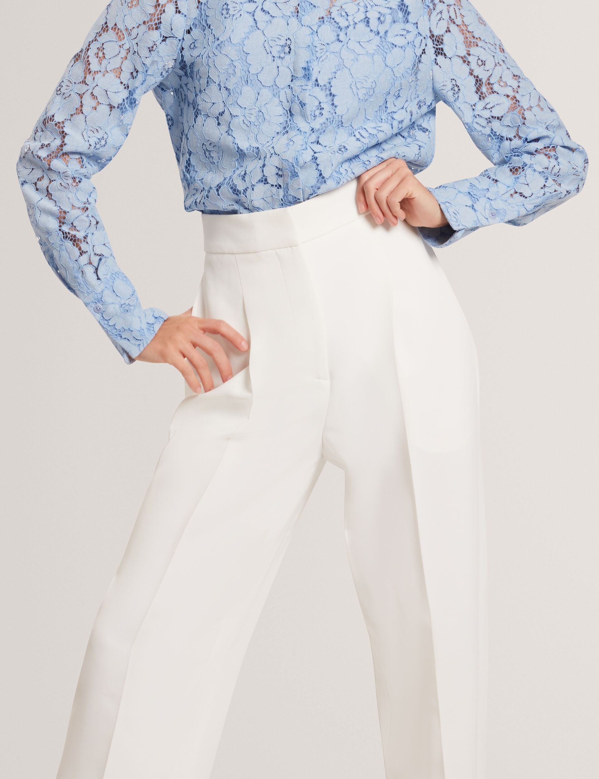 Ted Baker Morriat Barrel Leg Woven Tailored Trousers Women's