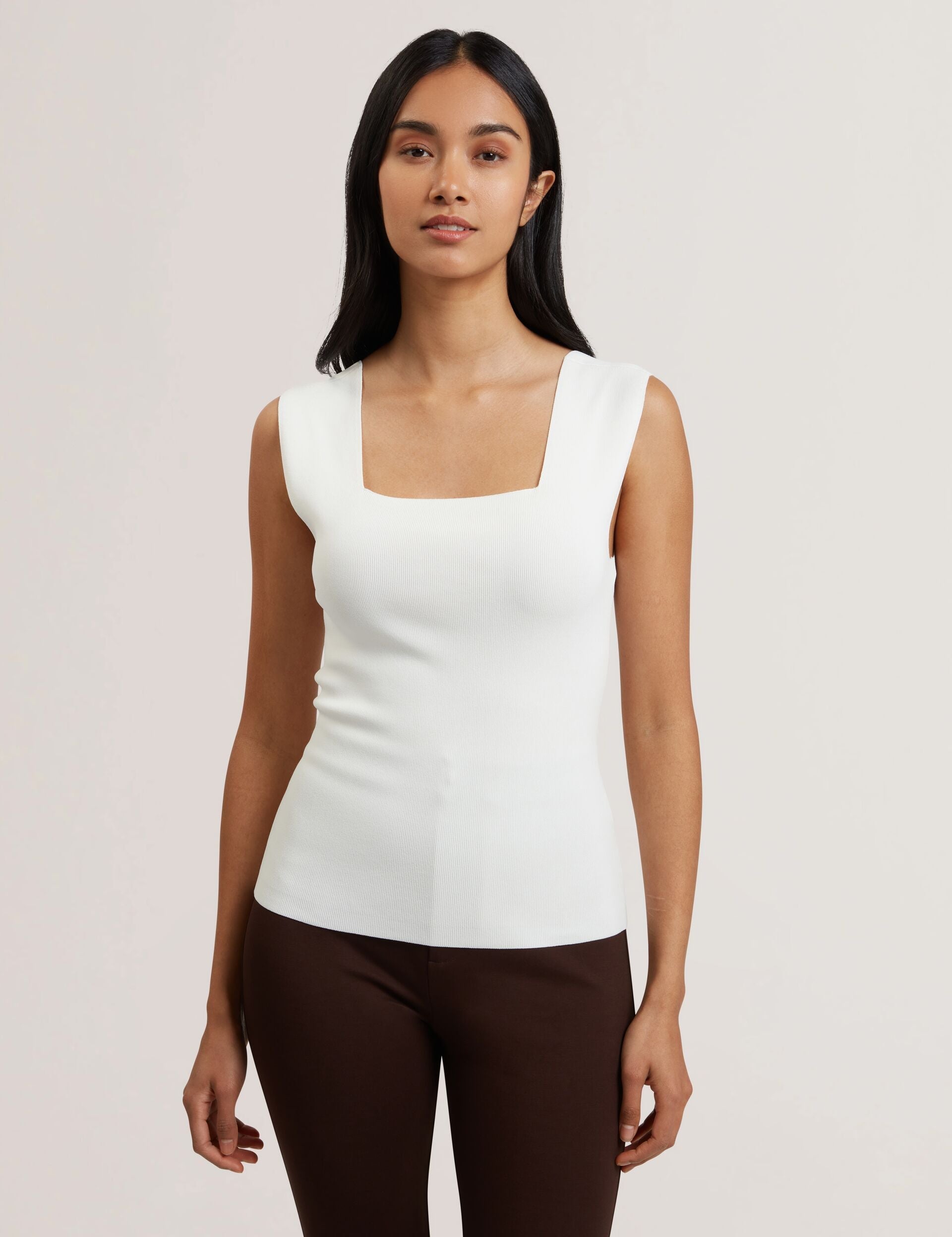 Ted Baker Binkkii Square Neck Knitted Vest Top Women's