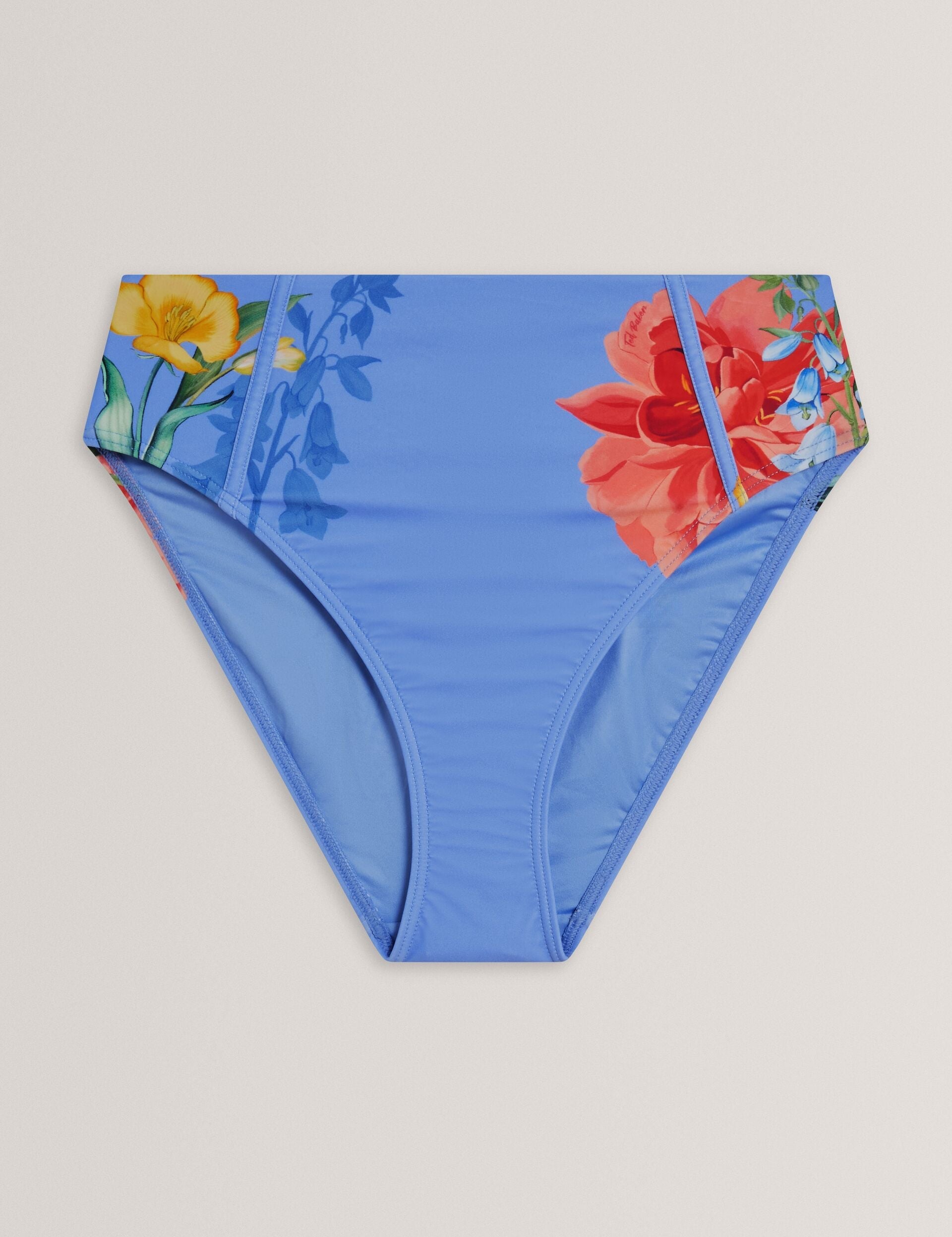 Ted Baker Lorriee Printed High Waisted Bikini Bottoms Women's