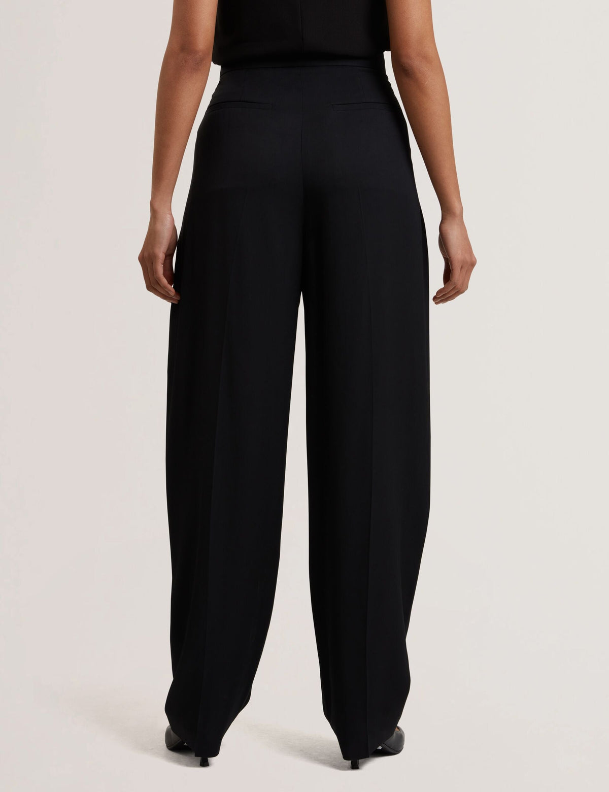 Ted Baker Kiolli Wool Blend Barrel Leg Tailored Trousers Women's