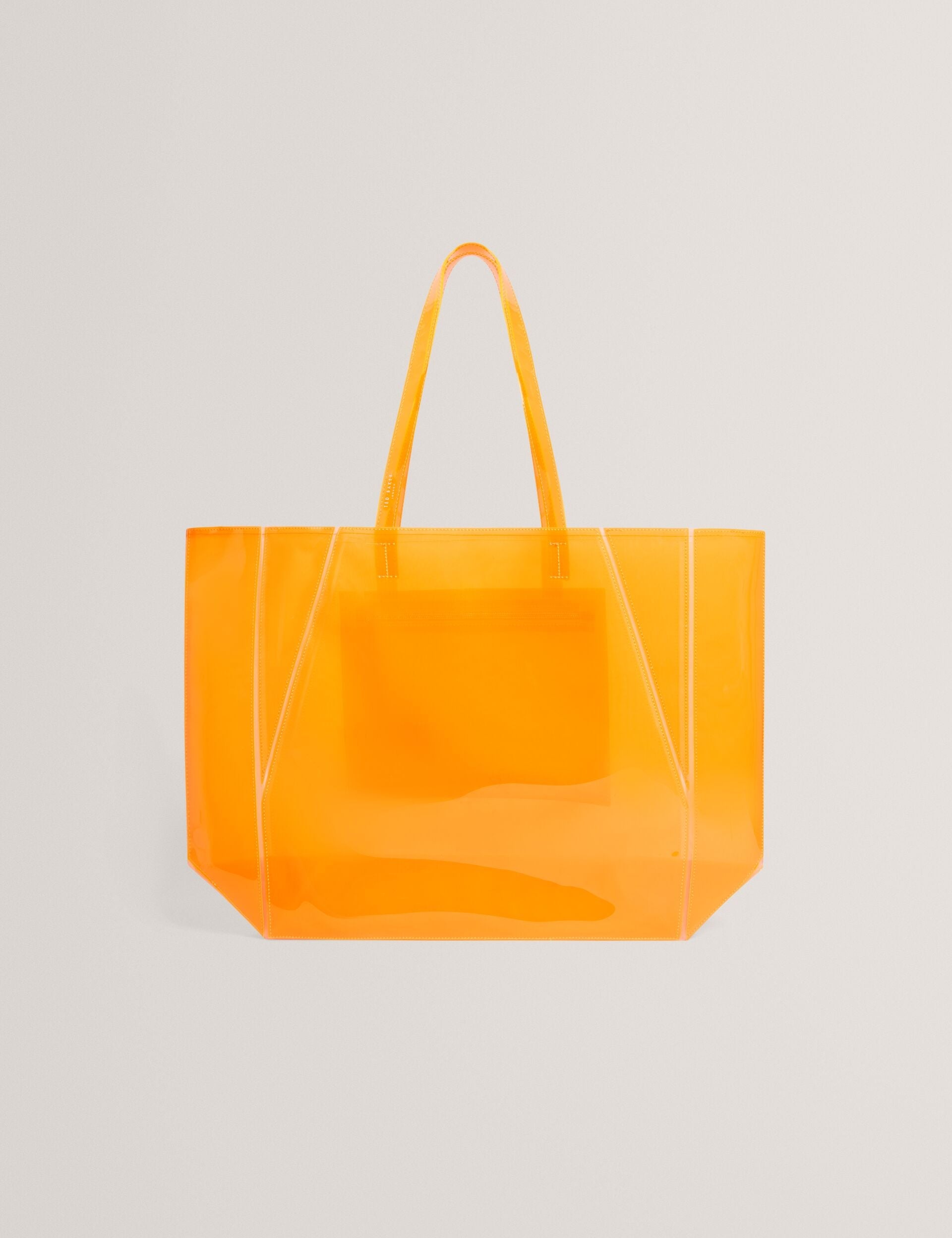 Ted Baker Vinessa Neon Vinyl Large Folding Shopper Bag Women's