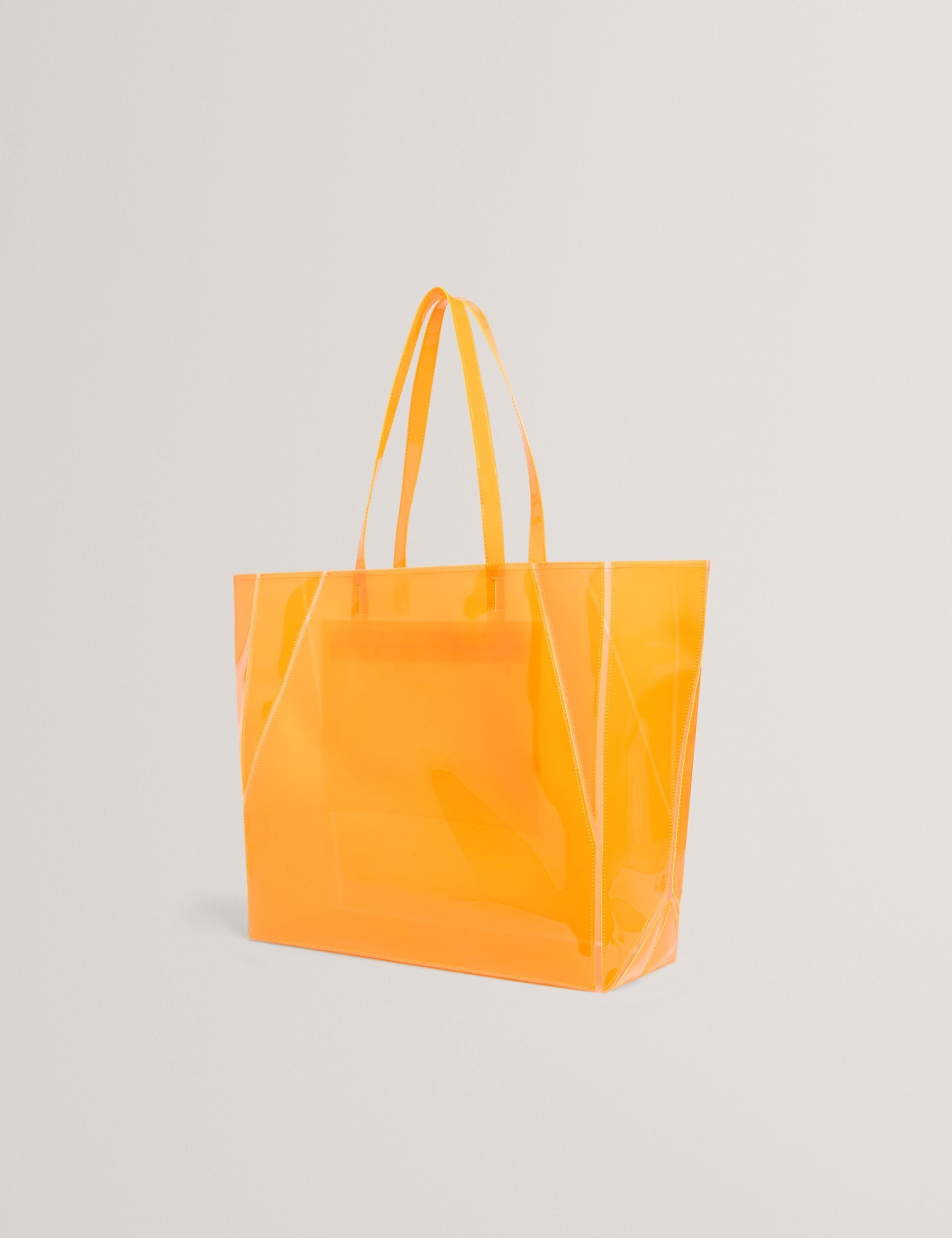 Ted Baker Vinessa Neon Vinyl Large Folding Shopper Bag Women's
