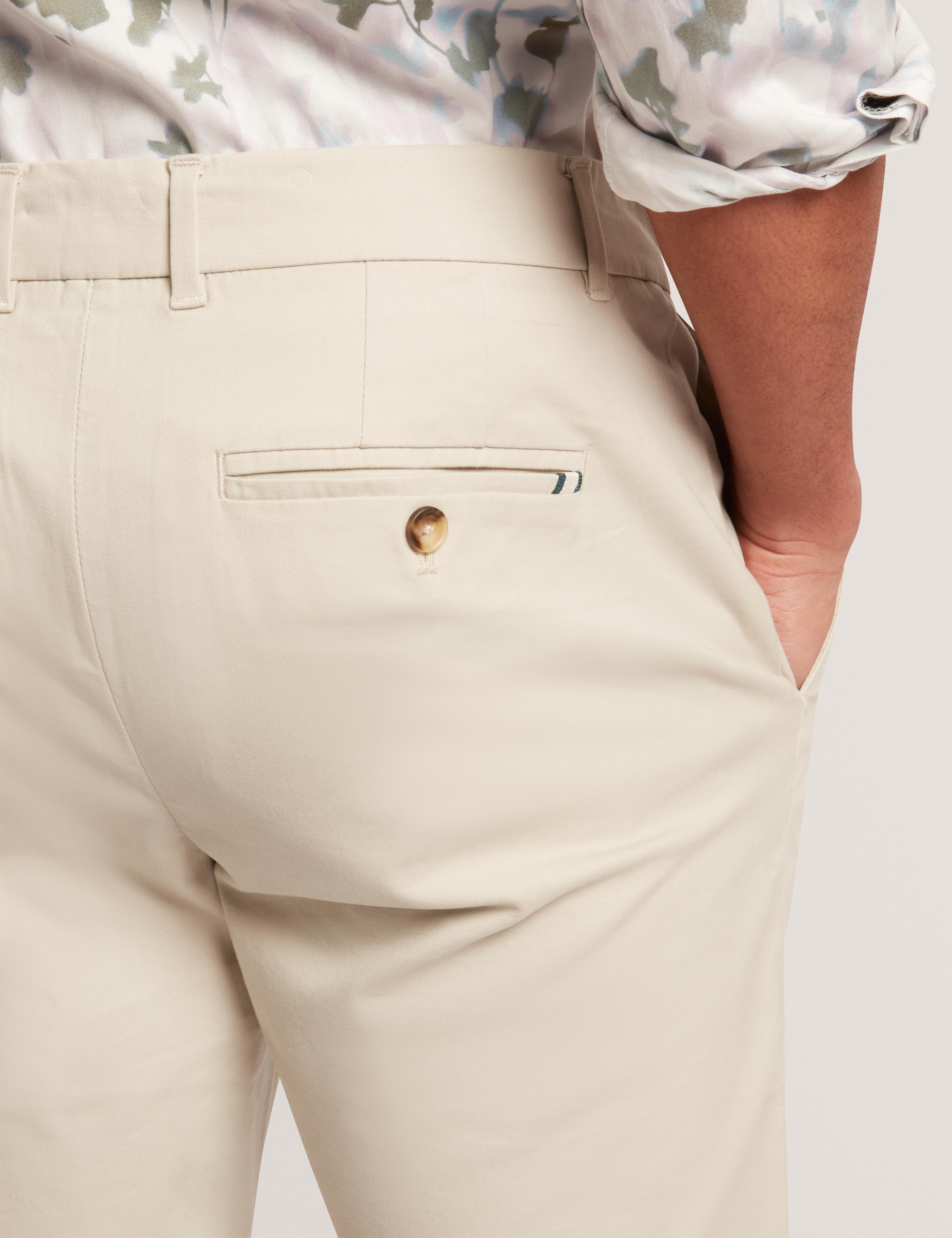 Ted Baker Batford Slim Fit Cotton Blend Chinos
