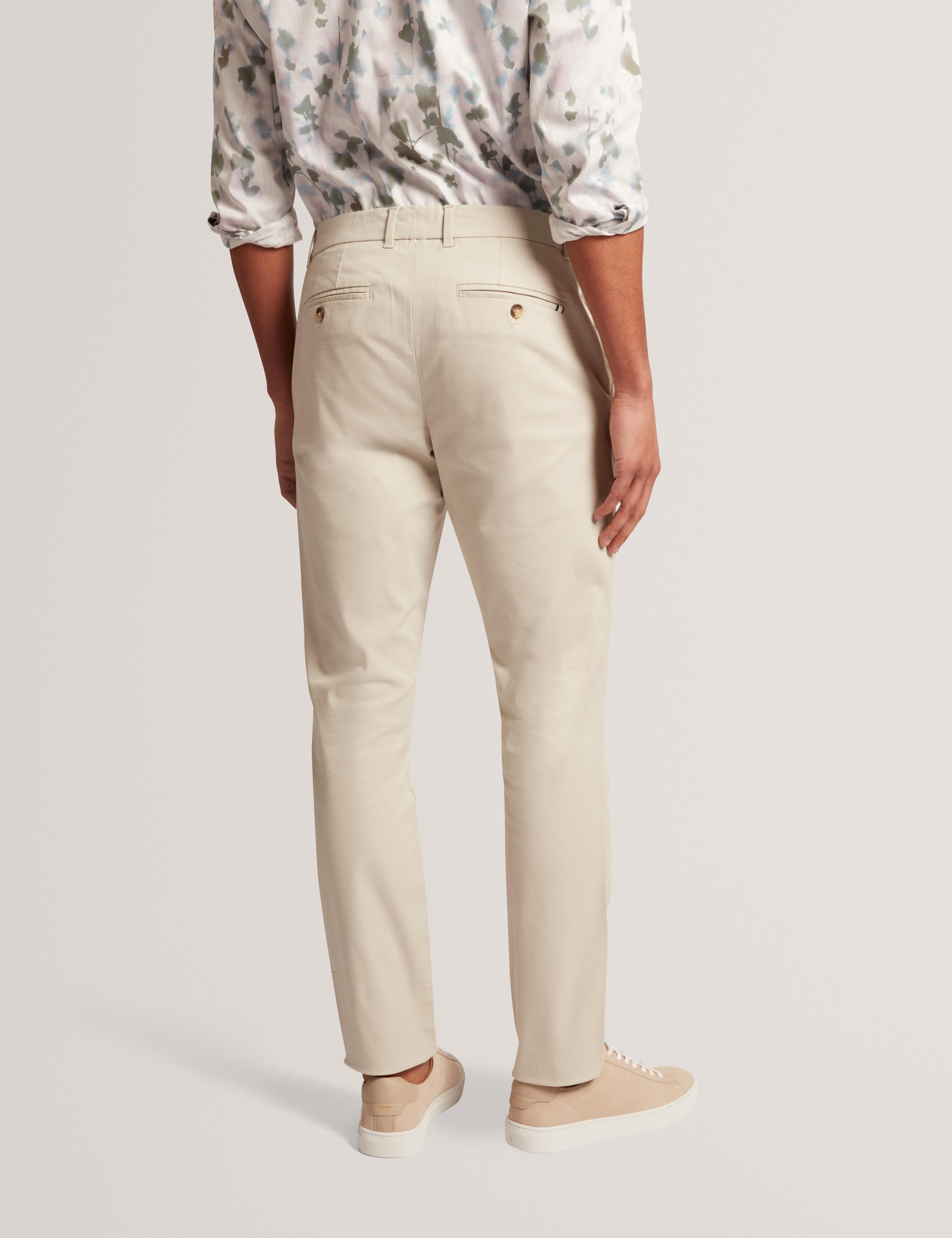 Ted Baker Batford Slim Fit Cotton Blend Chinos