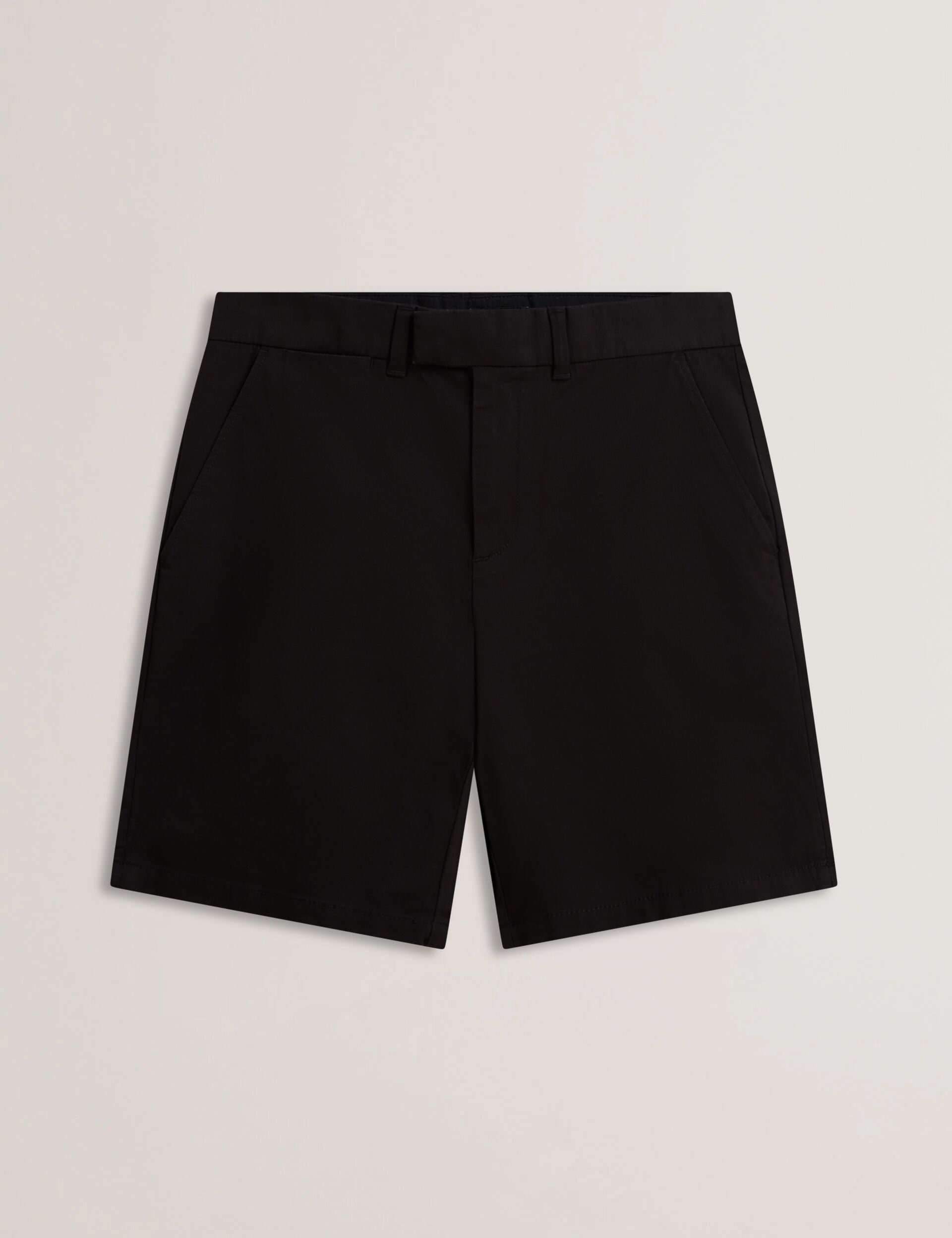 Ted Baker Barnham Black Cotton Blend Chino Shorts