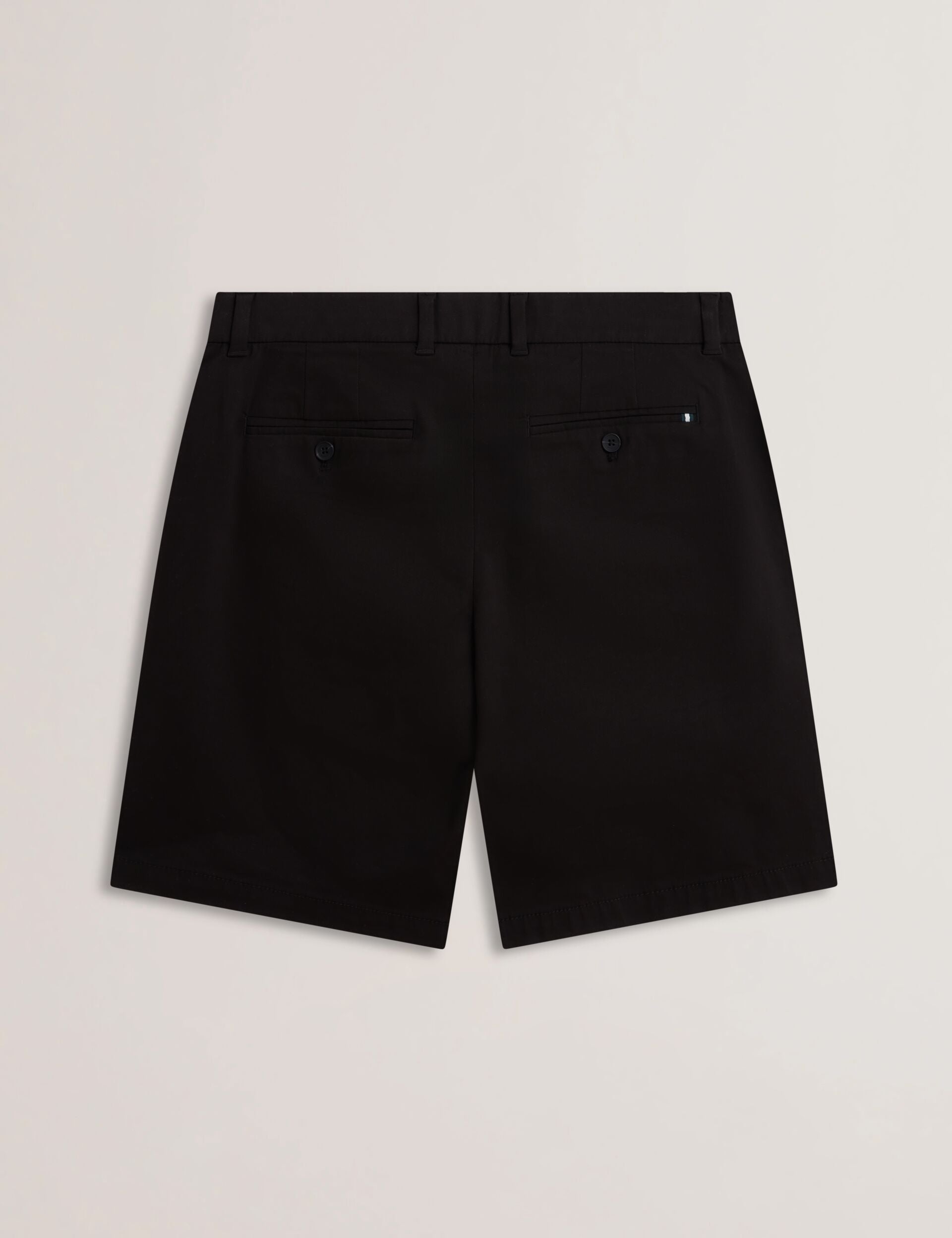 Ted Baker Barnham Black Cotton Blend Chino Shorts