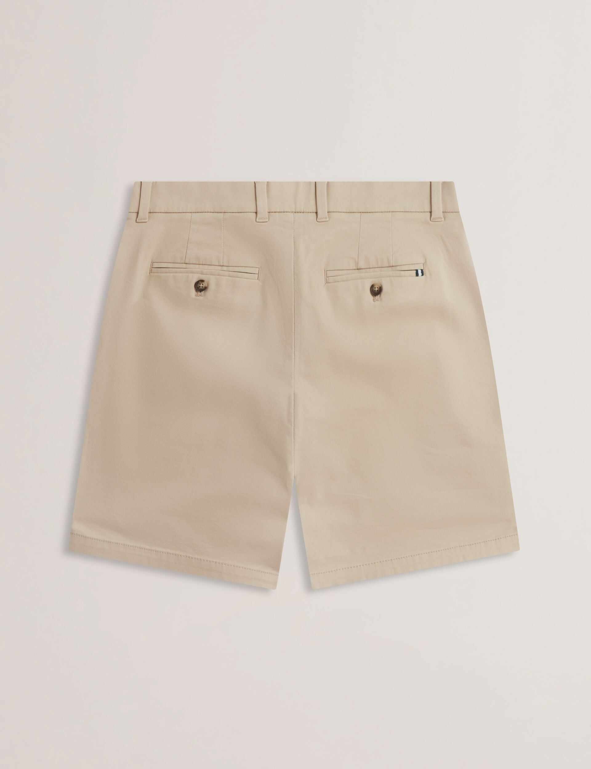 Ted Baker Barnham Stone Cotton Blend Chino Shorts