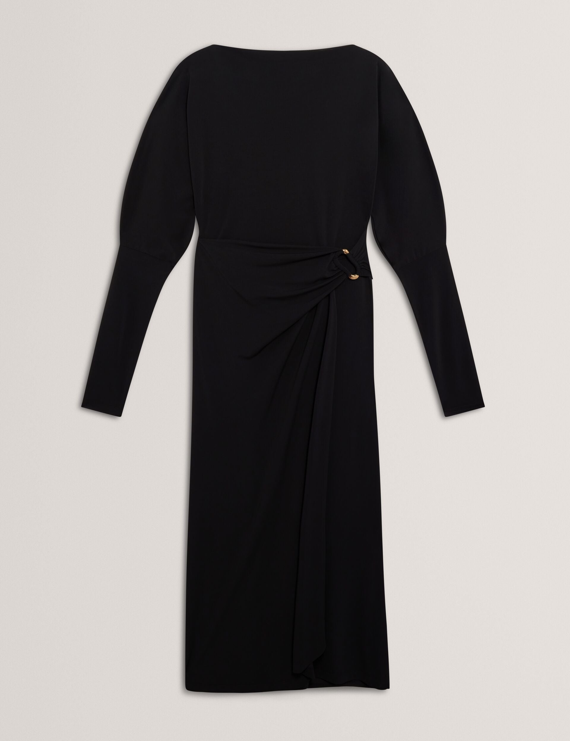 Ted Baker Ralhaa Wrapover Jersey Long Sleeve Midi Dress Women's