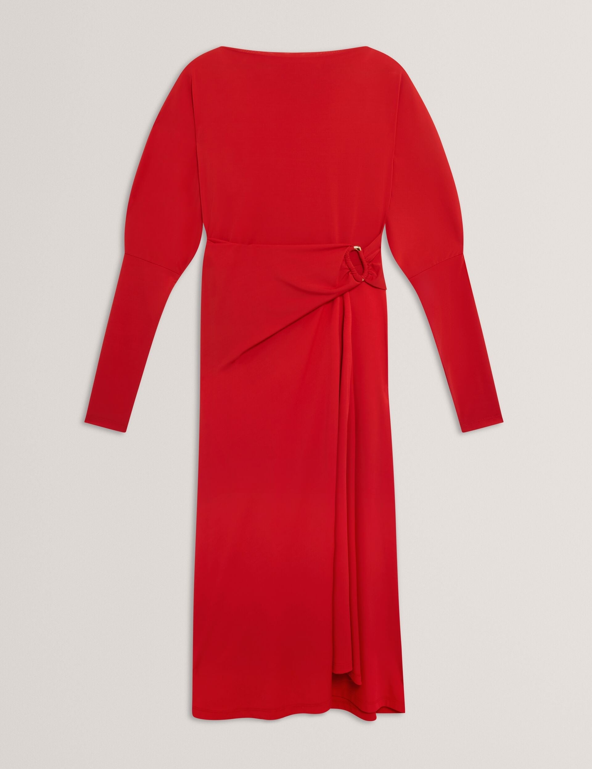 Ted Baker Ralhaa Wrapover Jersey Long Sleeve Midi Dress Women's