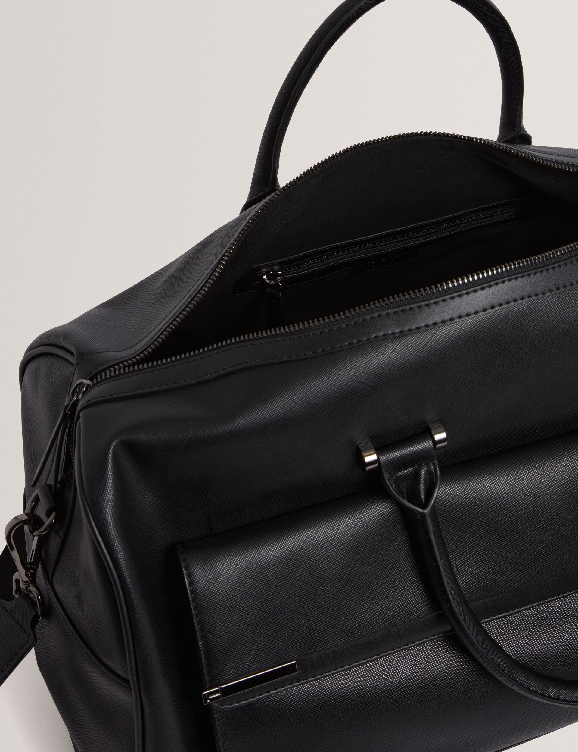 Ted Baker Samber Textured Pu Hardware Detail Holdall Bag
