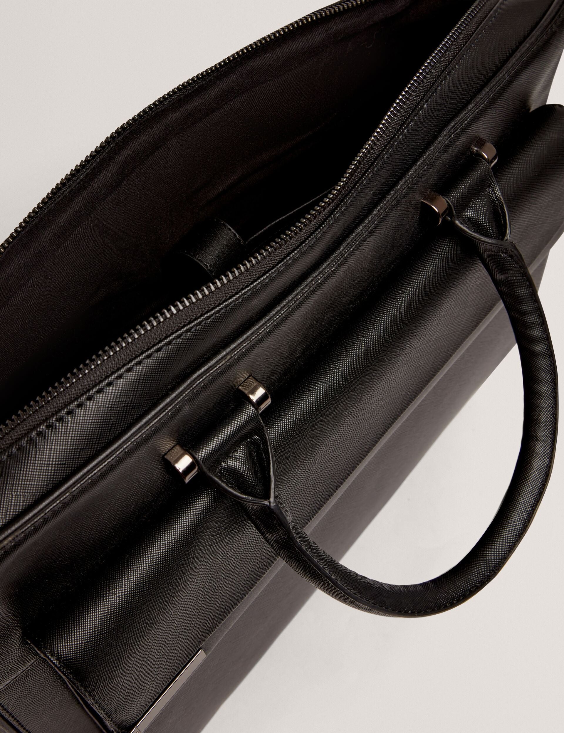 Ted Baker Sanndro Crosshatch Faux Leather Laptop Bag