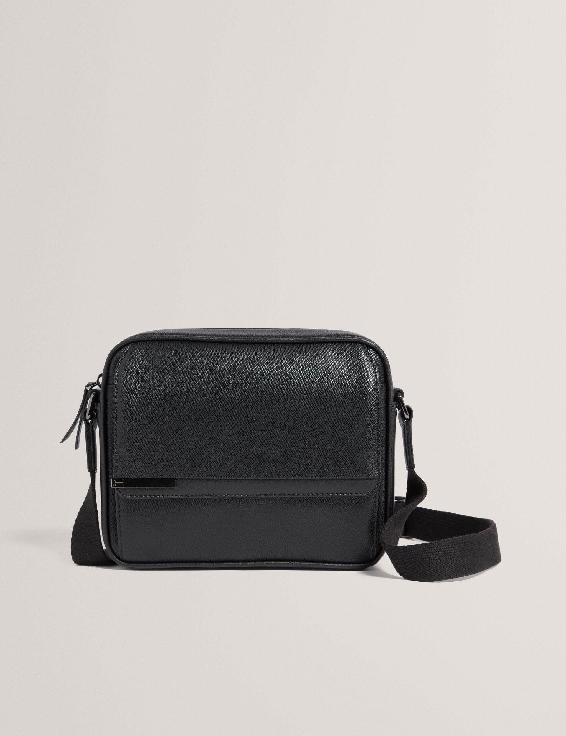 Ted Baker Sampson Crosshatch Pu Crossbody Messenger Bag