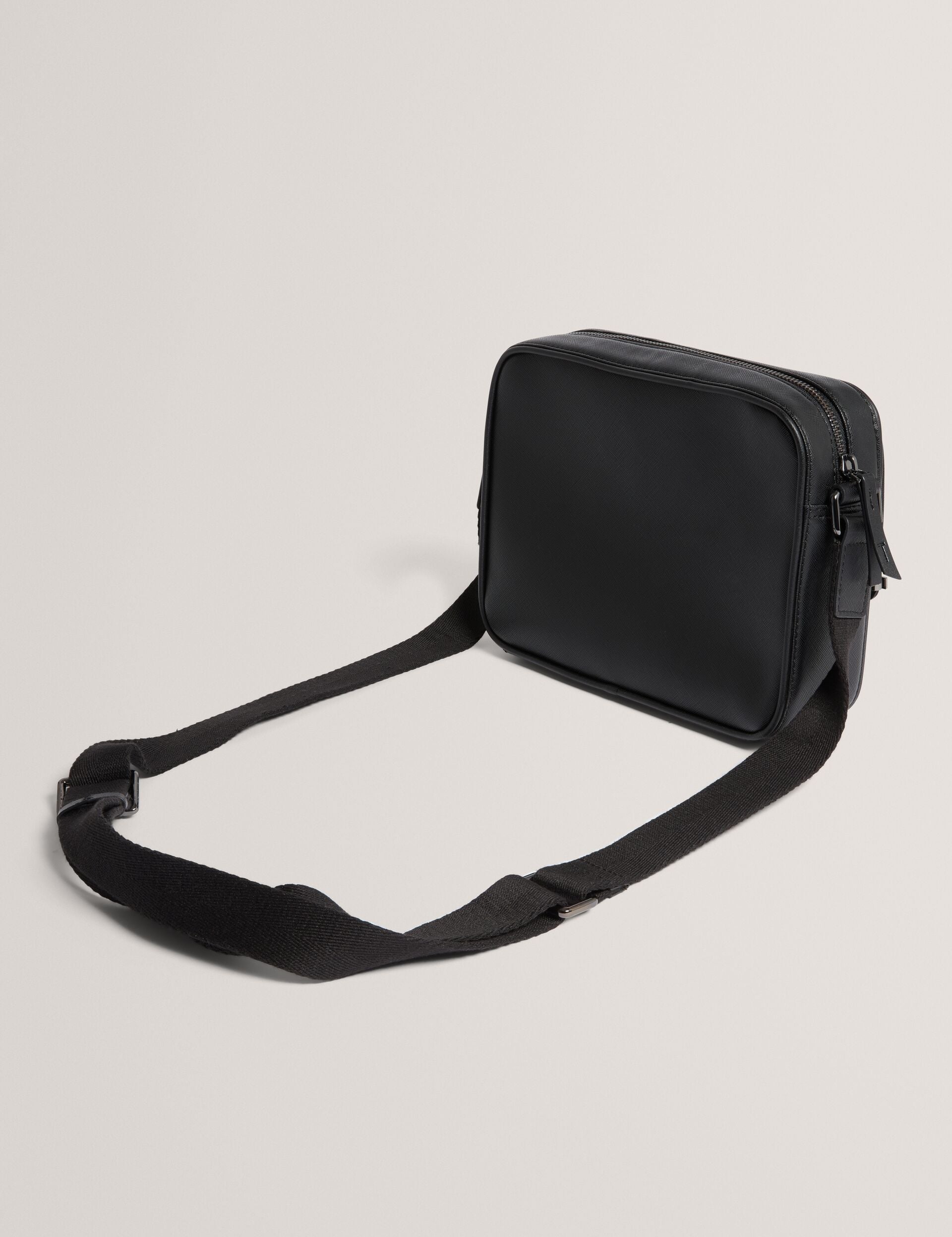 Ted Baker Sampson Crosshatch Pu Crossbody Messenger Bag